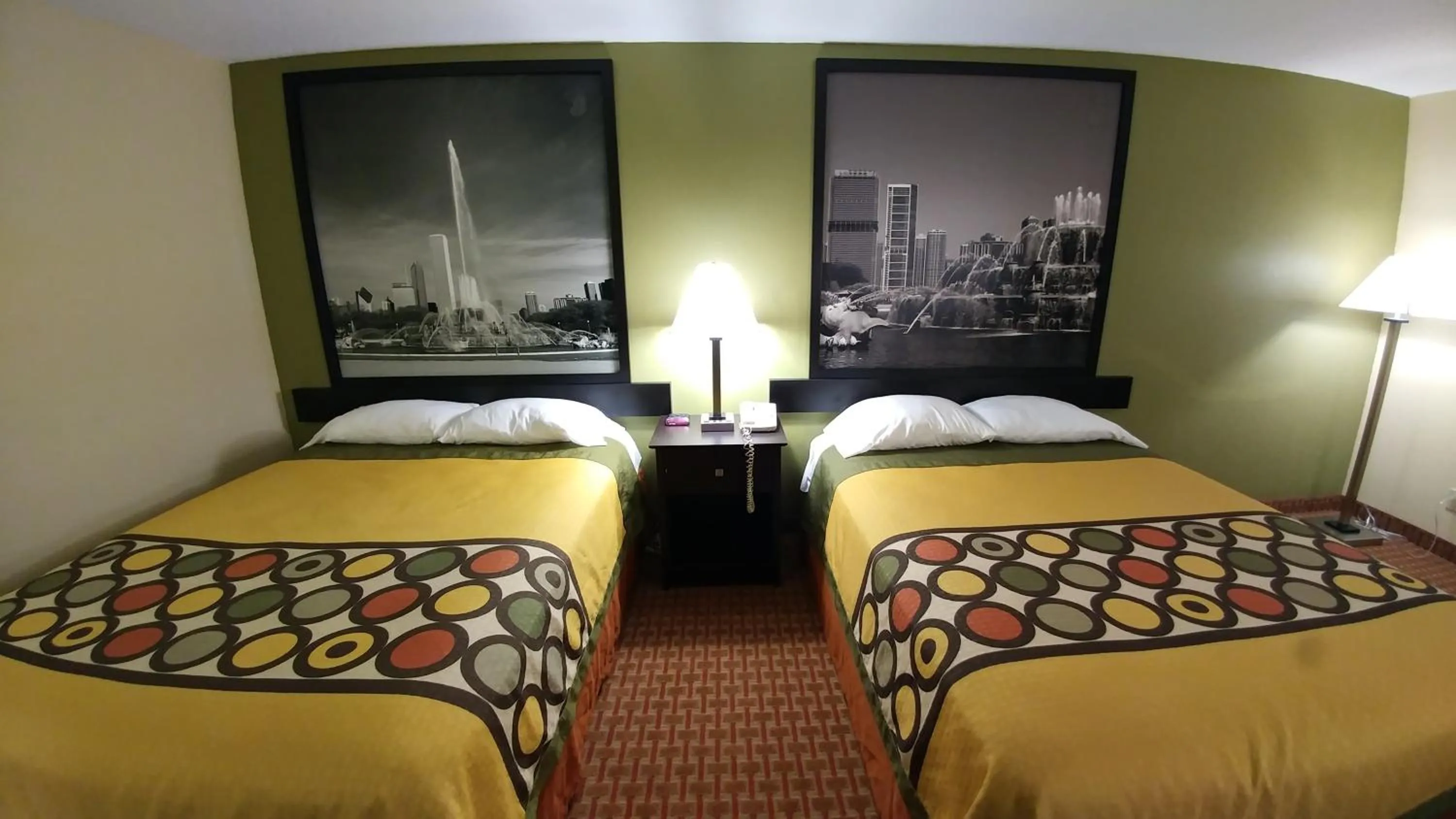 Queen Room with Two Queen Beds - Non-Smoking in Super 8 by Wyndham DeKalb IL