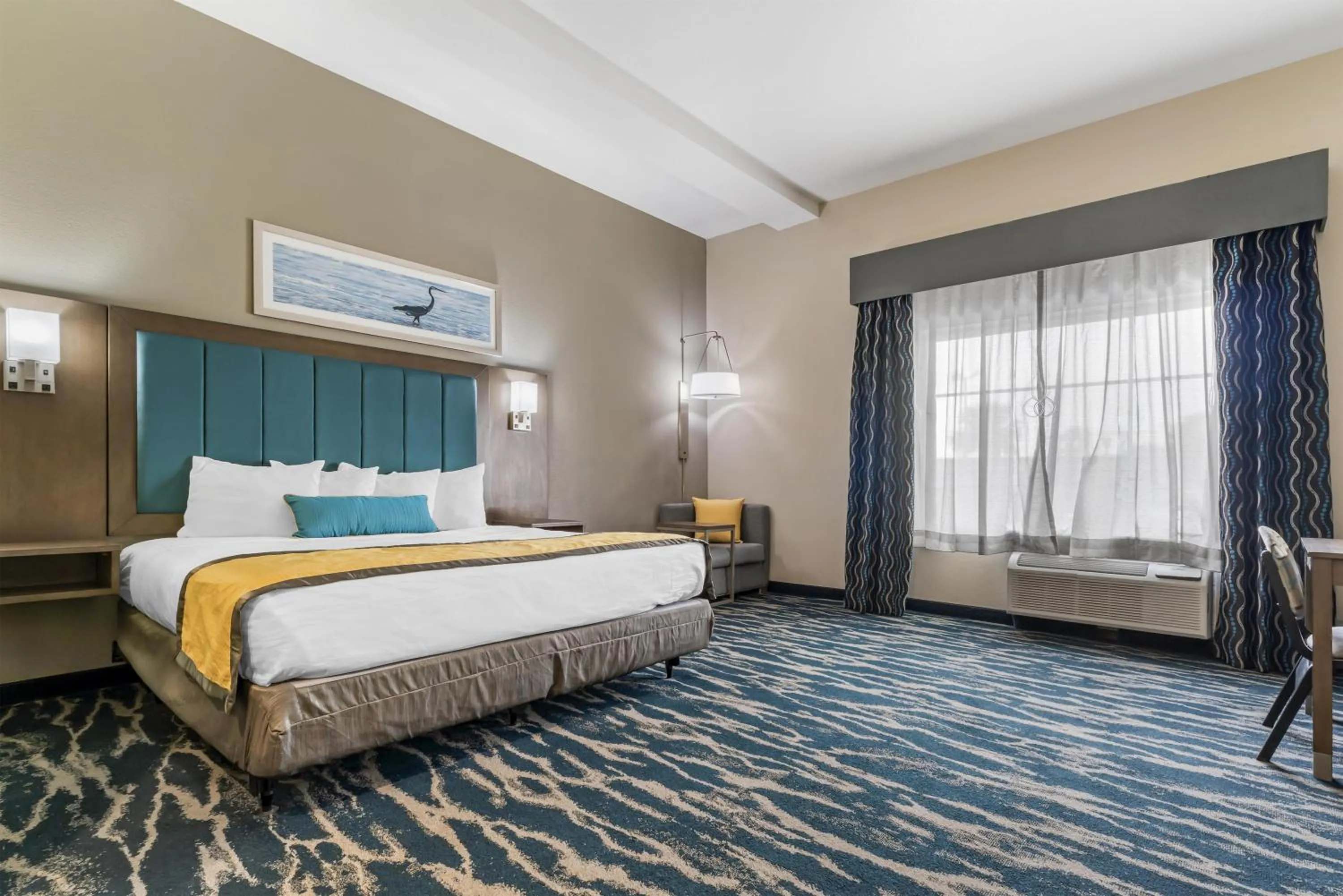 King Room with Roll-In Shower - Disability Access in Executive Residency by Best Western Corpus Christi