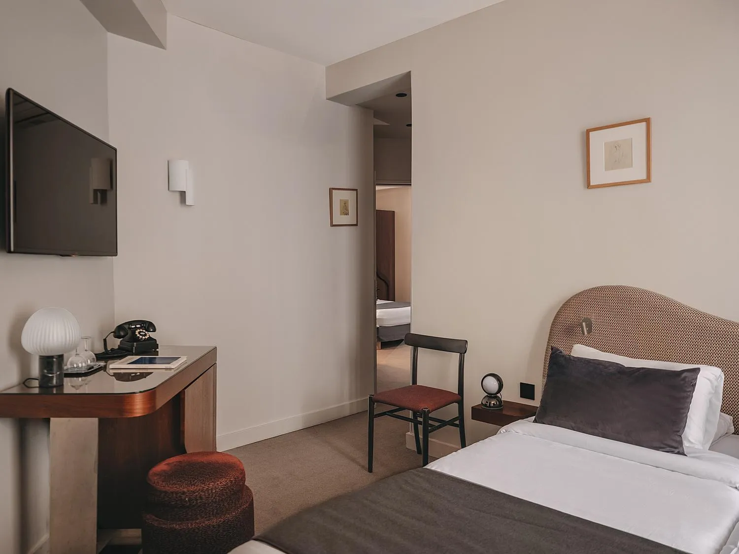 Two Adjacent Rooms in Hôtel Belloy