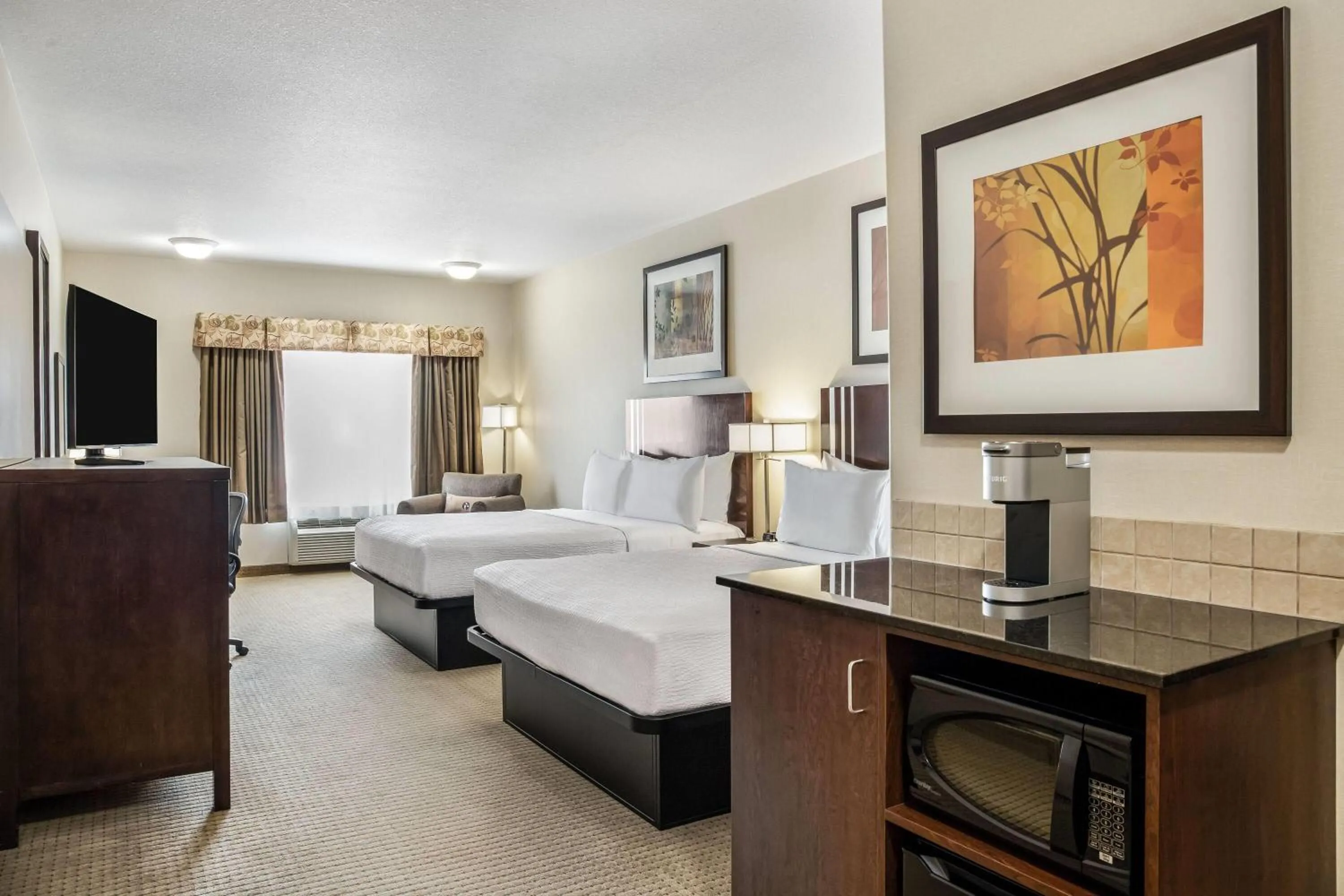 Queen Room with Two Queen Beds - Non-Smoking in Ramada by Wyndham Lac La Biche