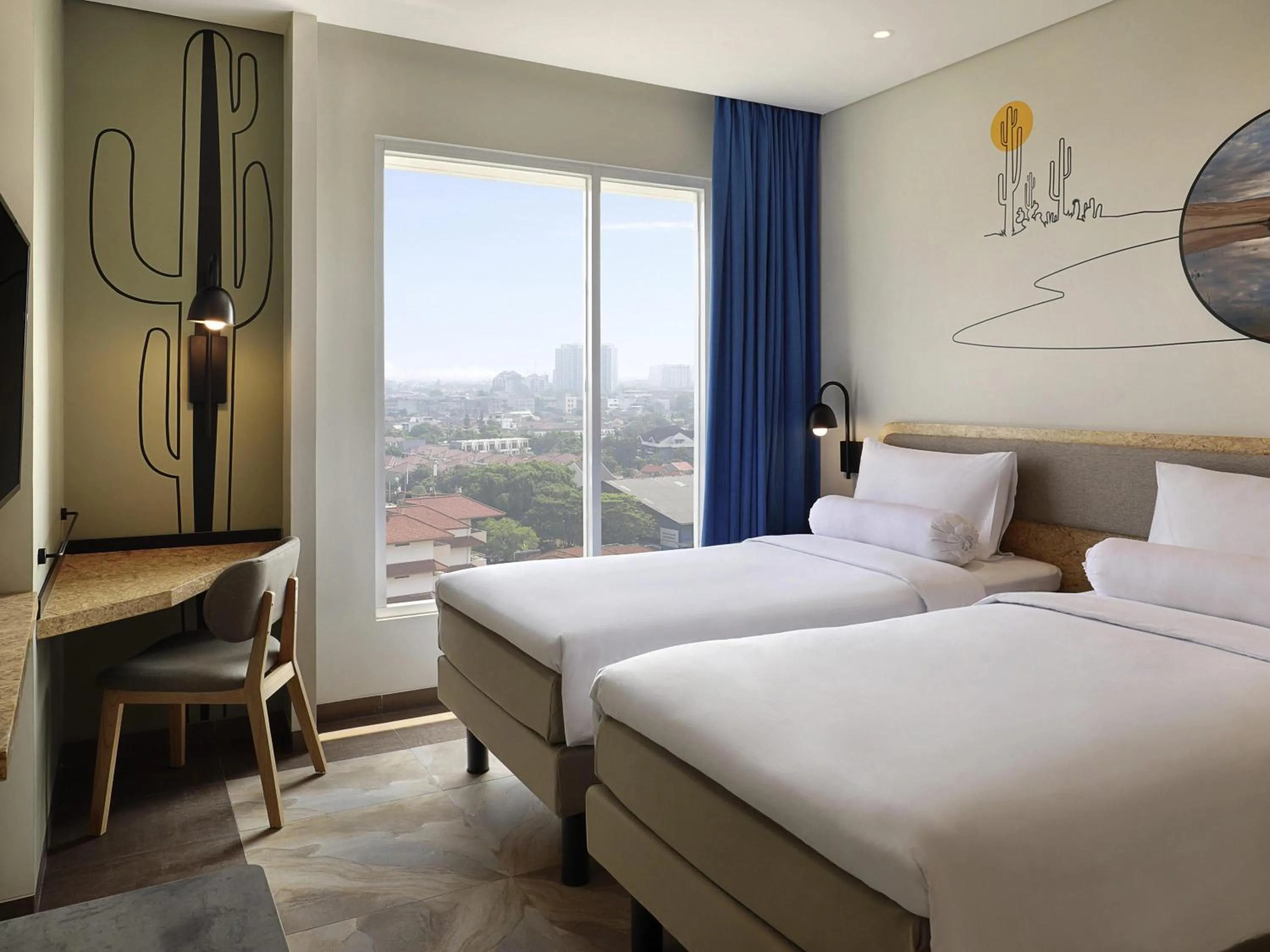 Superior Twin Room in ibis Styles Jakarta Simatupang