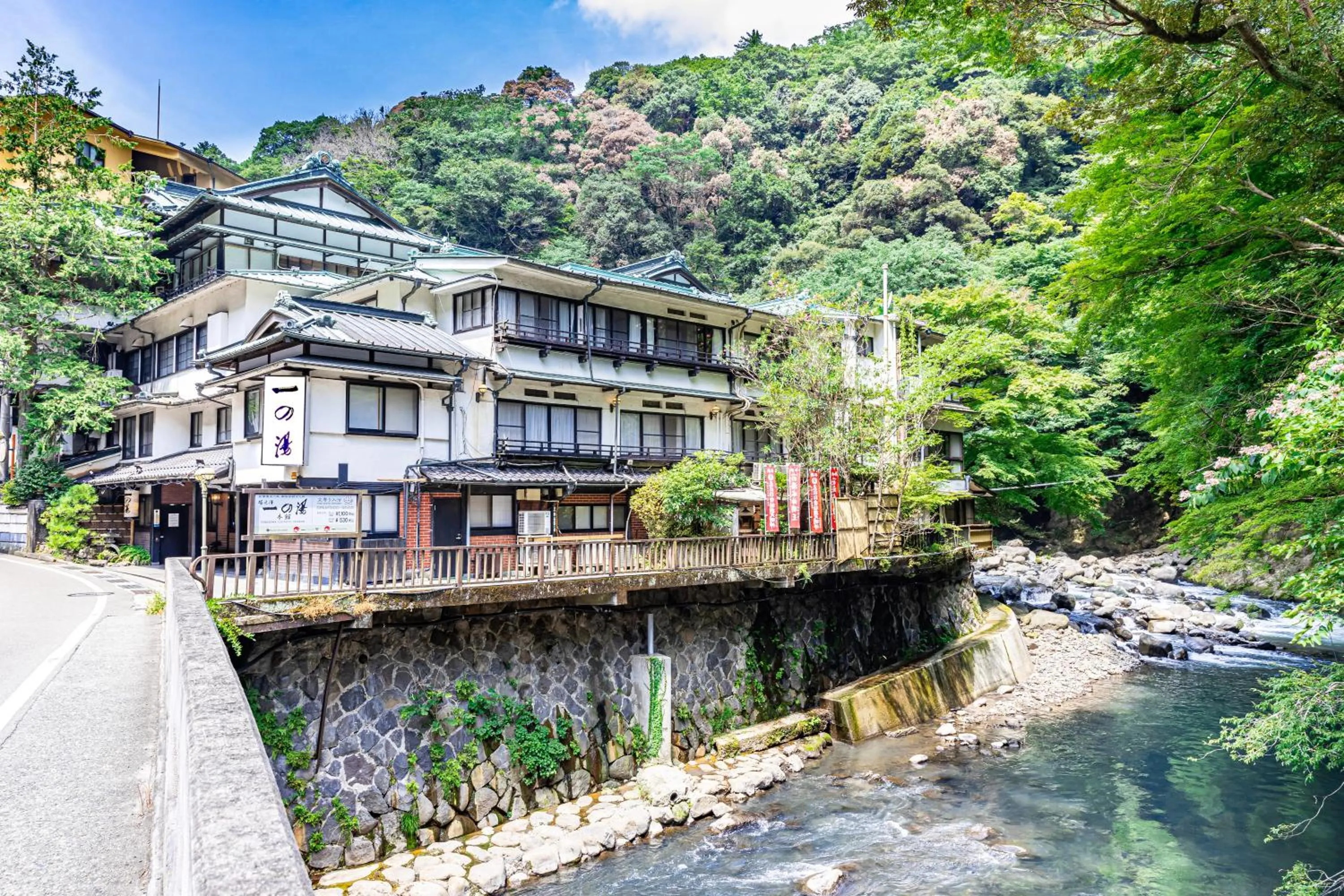 Japanese-Style Twin Room with Private Hot Spring Bath in Ichinoyu Honkan