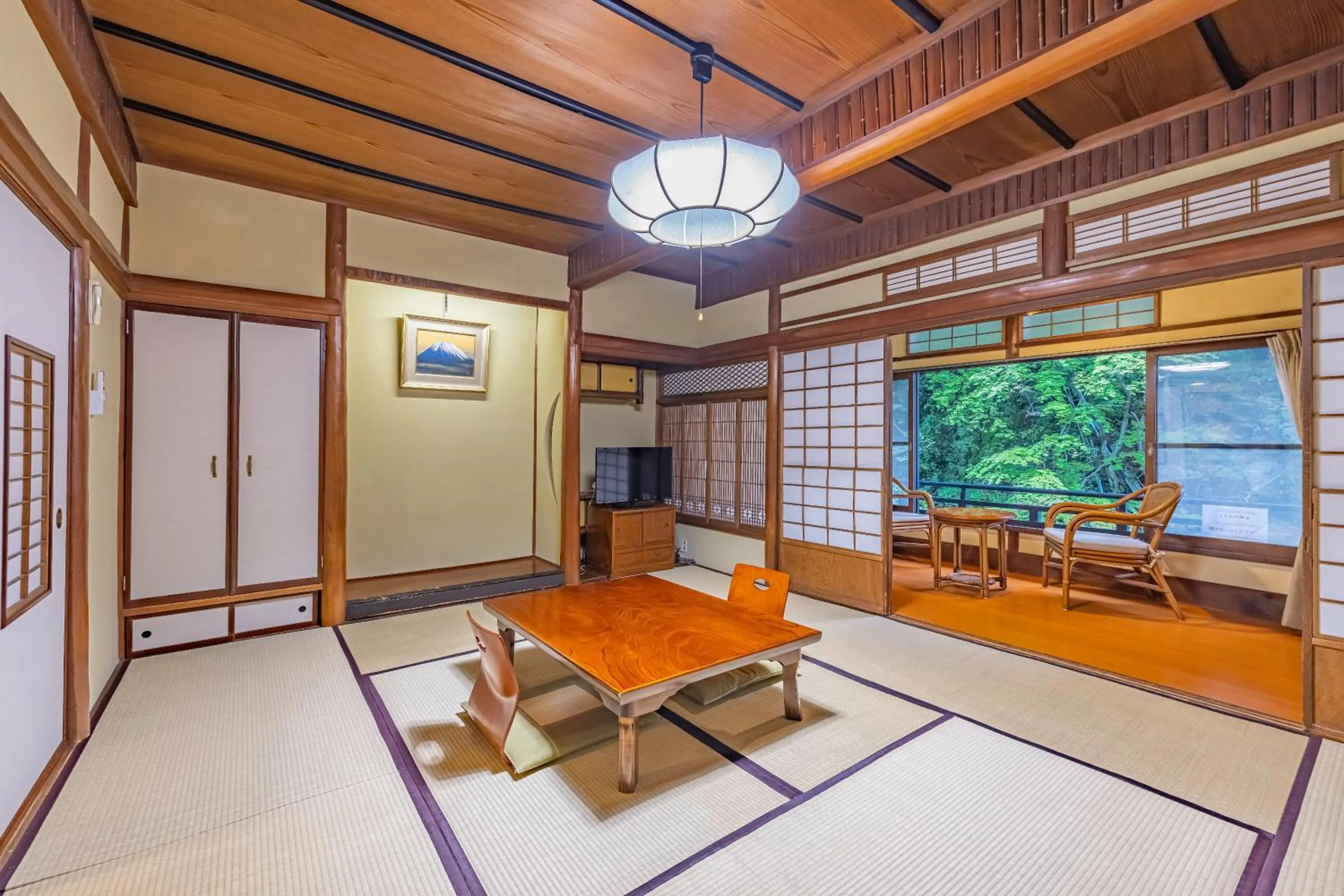 Japanese-Style Twin Room with Shared Bathroom in Ichinoyu Honkan