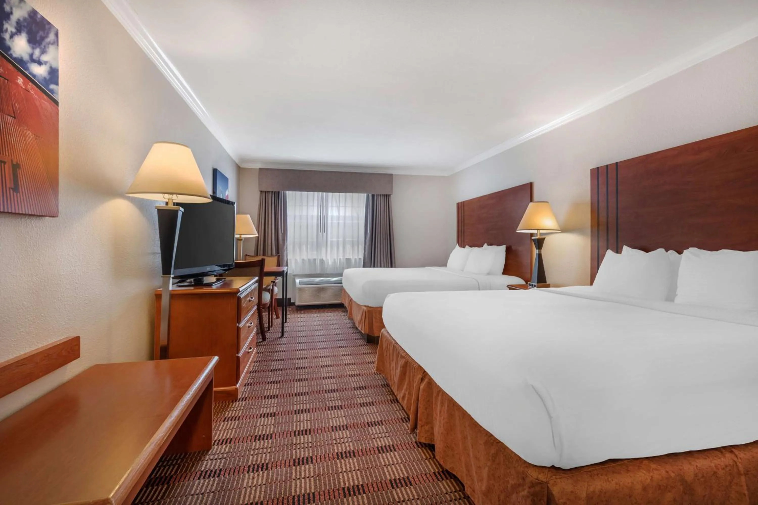 King Room with Two King Beds - Non Smoking in Best Western Club House Inn & Suites