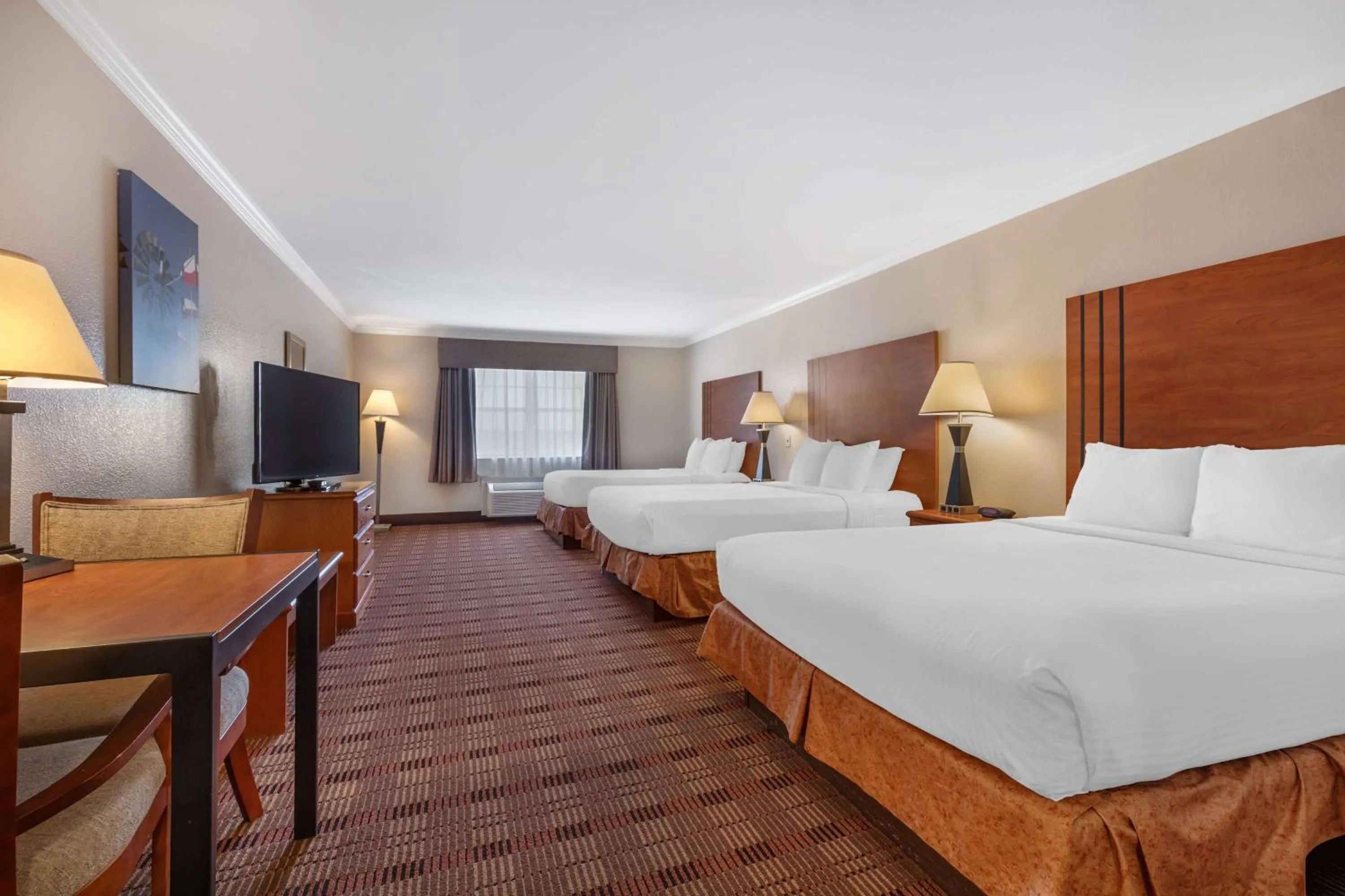 Queen Room with Three Queen Beds - Disability Accessible/Non-Smoking in Best Western Club House Inn & Suites