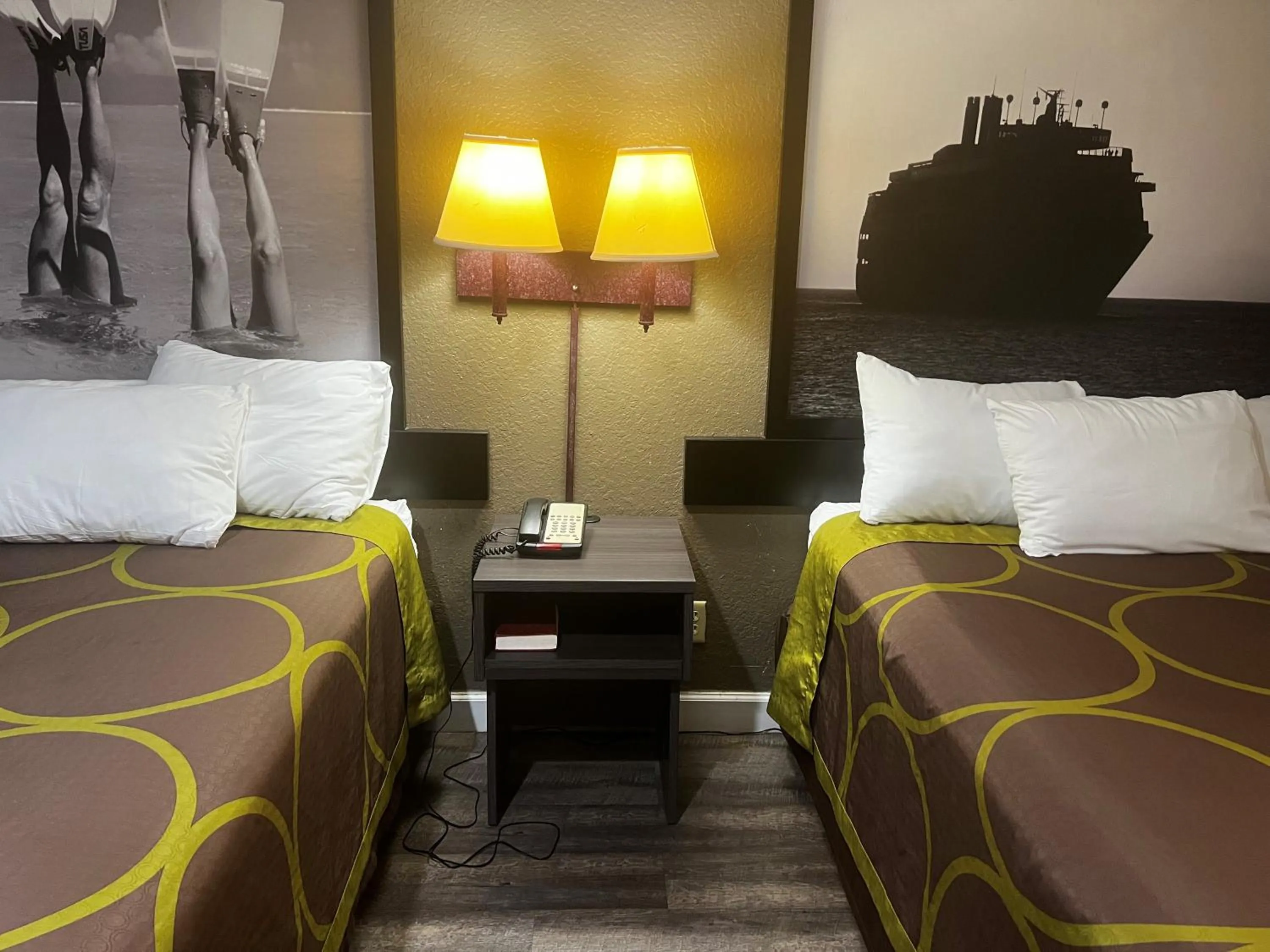 Double Room with Two Double Beds - Smoking in Super 8 by Wyndham La Marque TX/Texas City Area