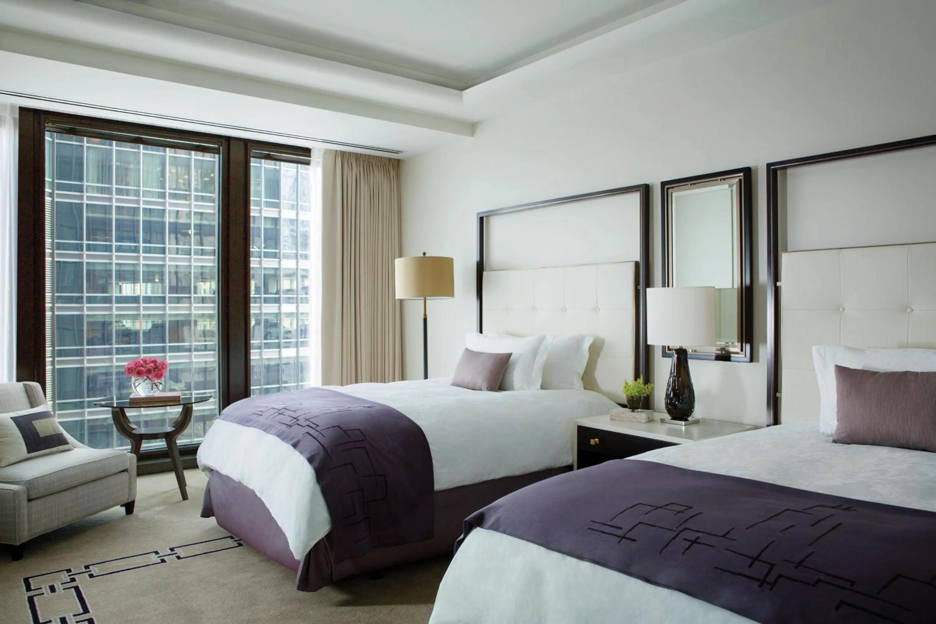 Executive Club Double Room with Two Double Beds in The Langham Chicago