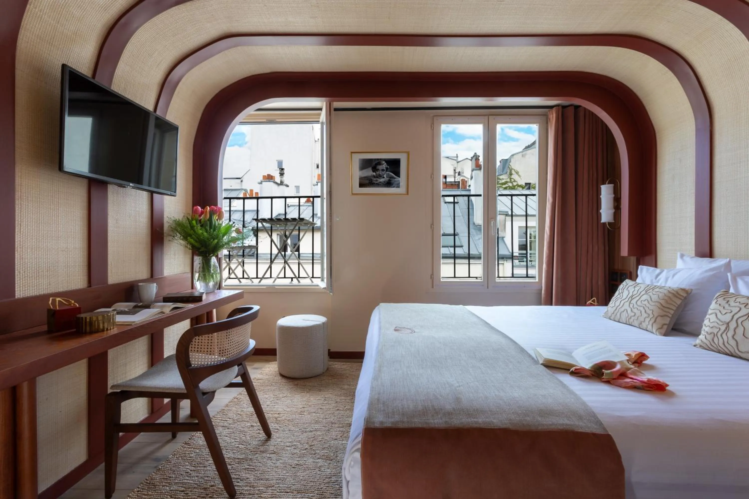 Chambre Grand Lit ou Lits Jumeaux Balcon  in Hotel Sacha
