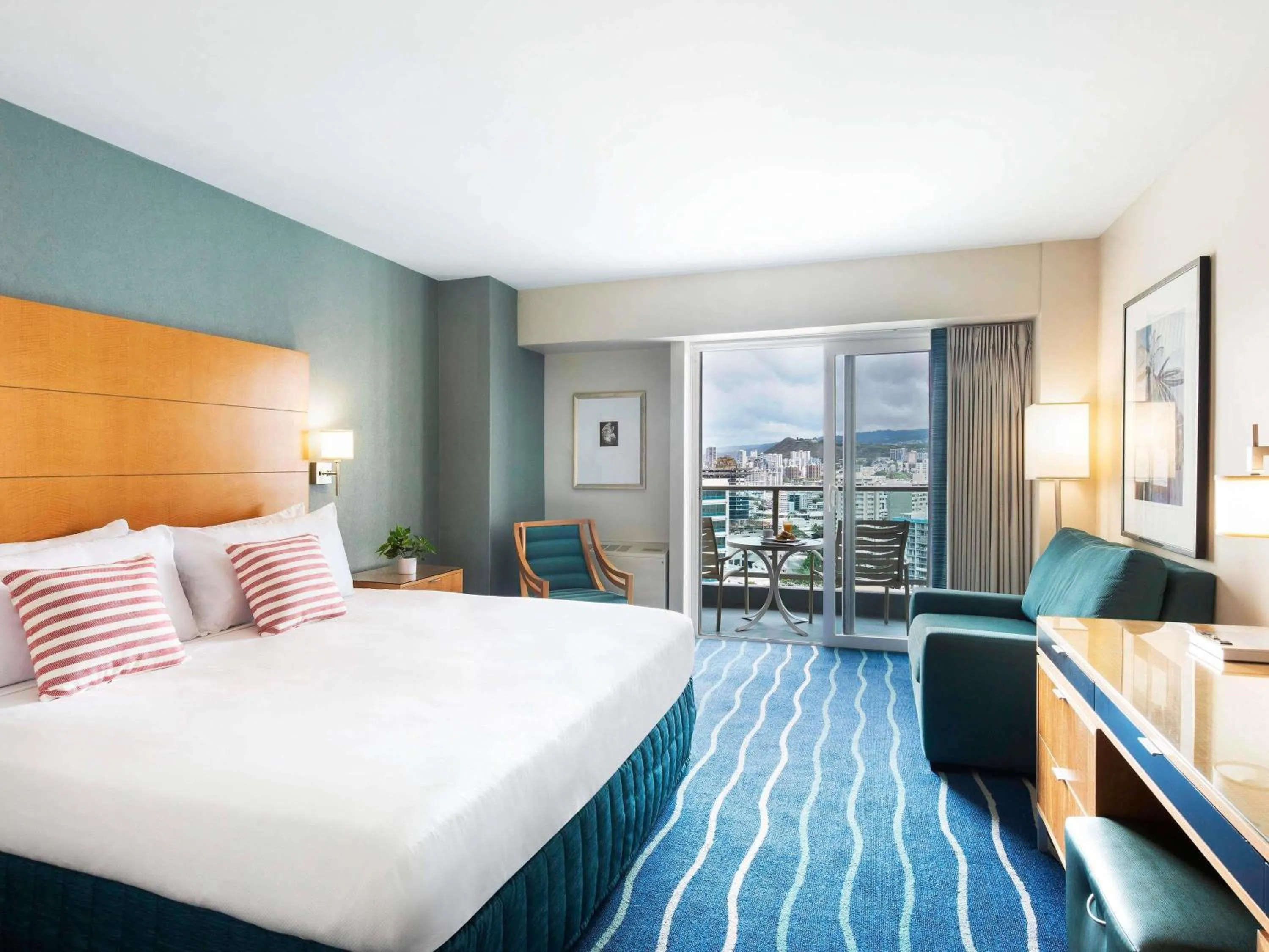 Newly Renovated Waikiki Tower Room with City/Mountain View in Ala Moana Honolulu by Mantra