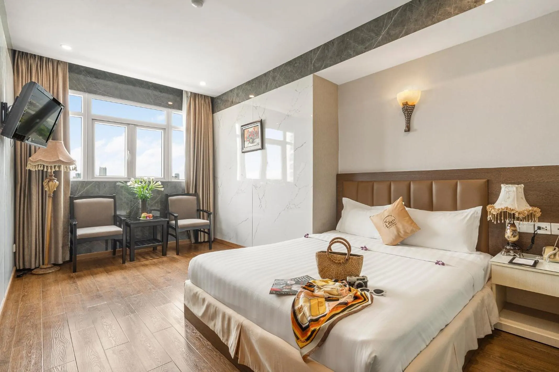Superior Double Room with City View in Eden Plaza Da Nang Hotel