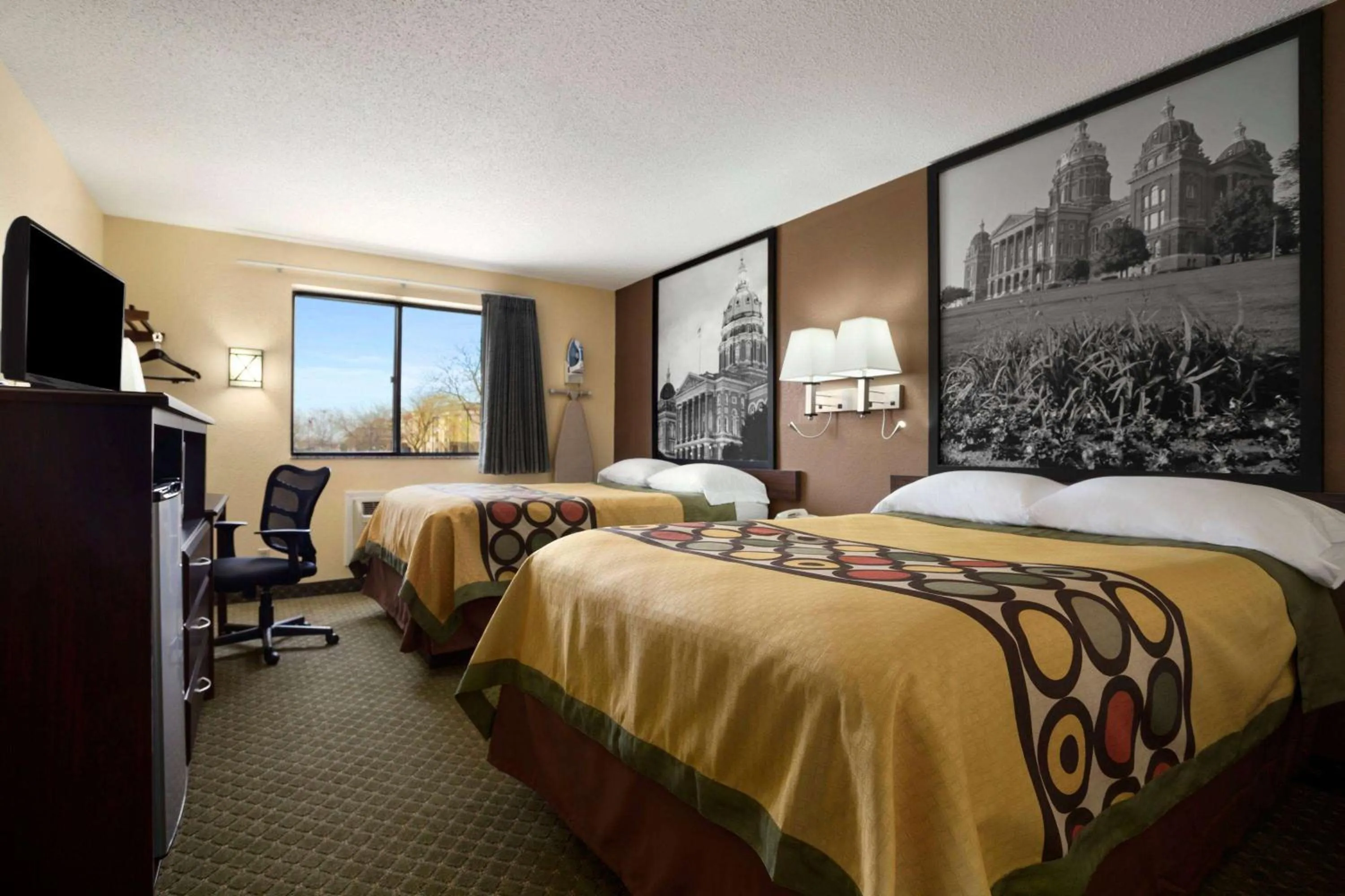 Double Room with Two Double Beds - Non-Smoking in Super 8 by Wyndham Cedar Rapids