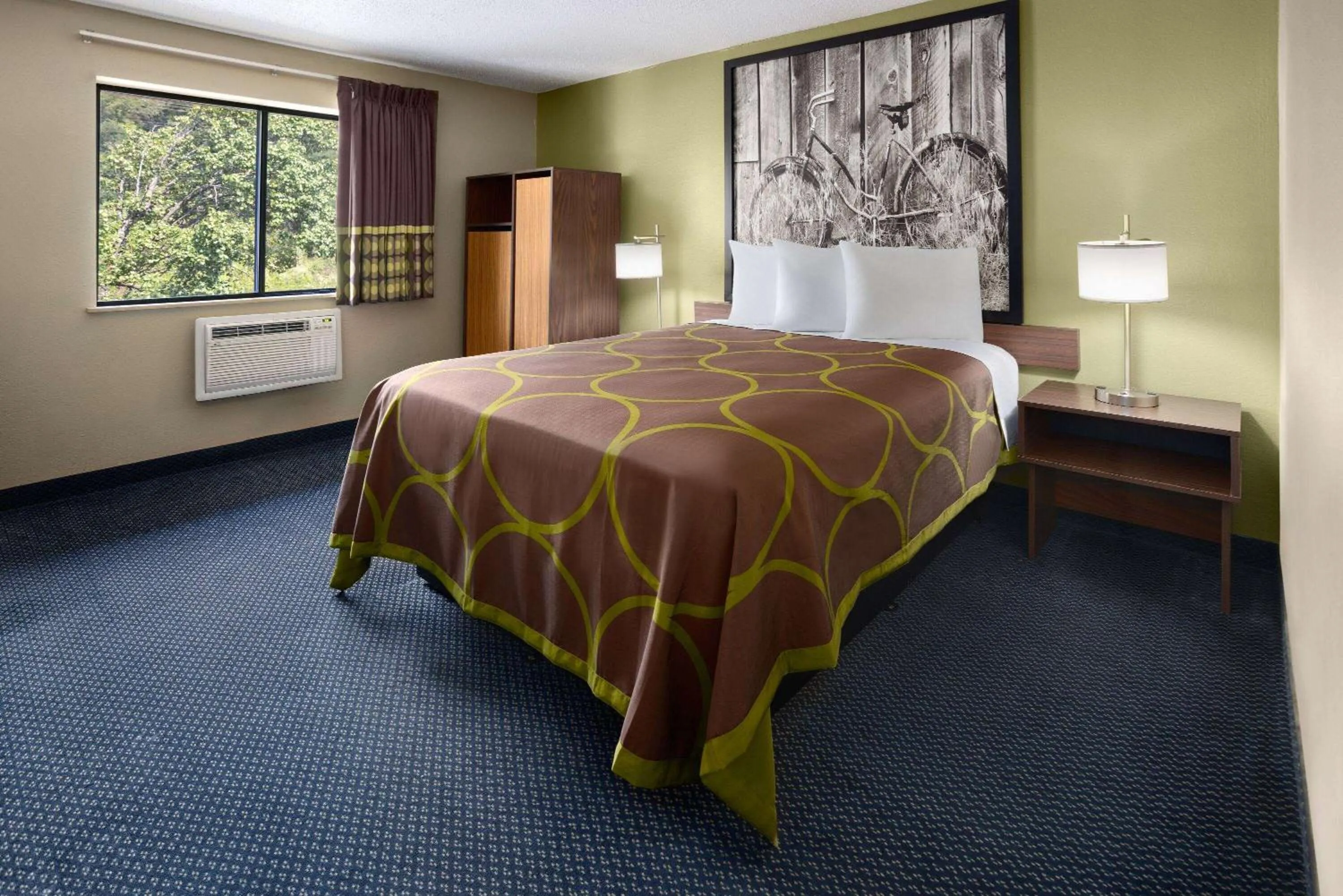 Queen Room - Non-Smoking in Super 8 by Wyndham St. Clairsville OH/Wheeling WV Area