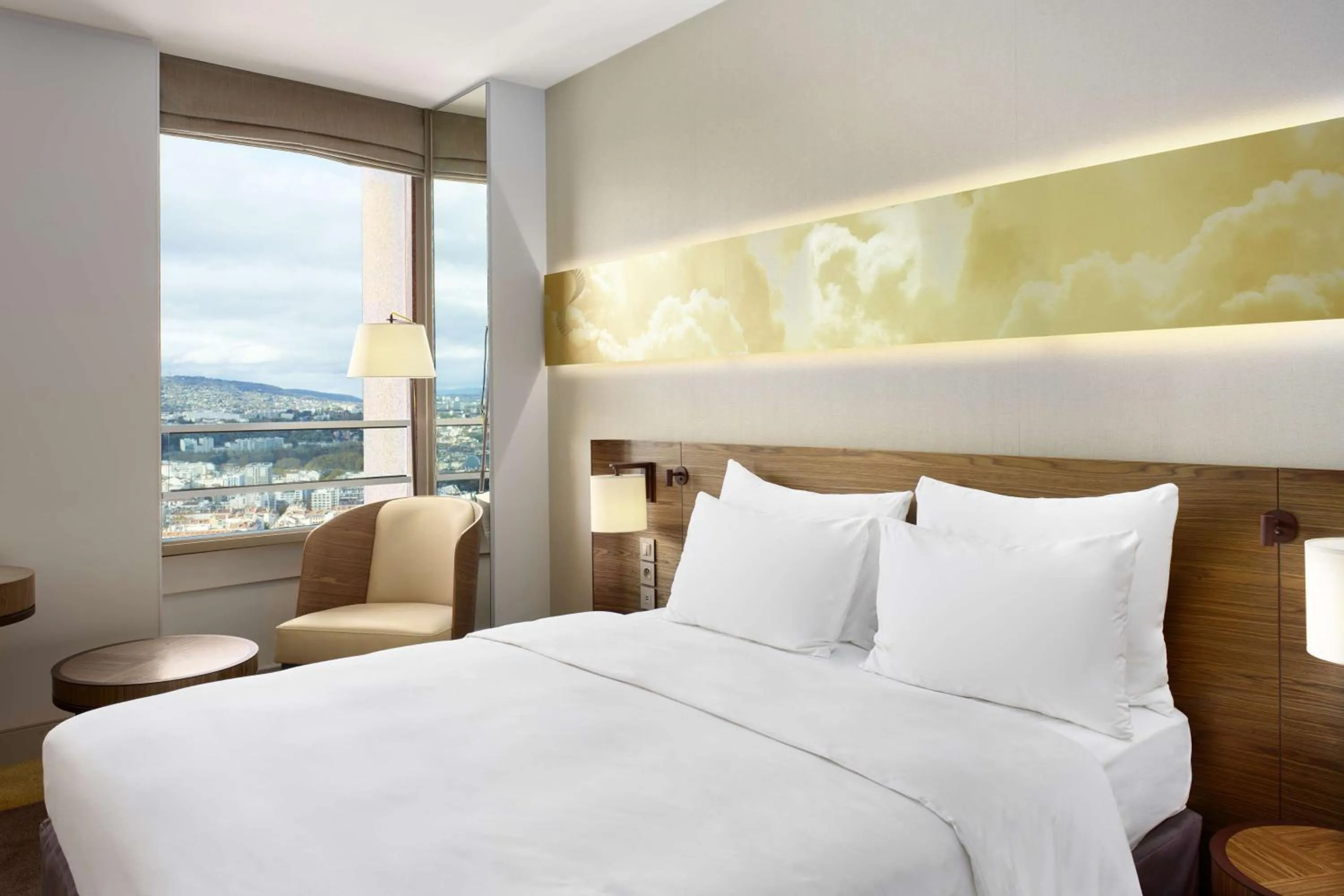 Standard Room with City View in Radisson Blu Hotel, Lyon