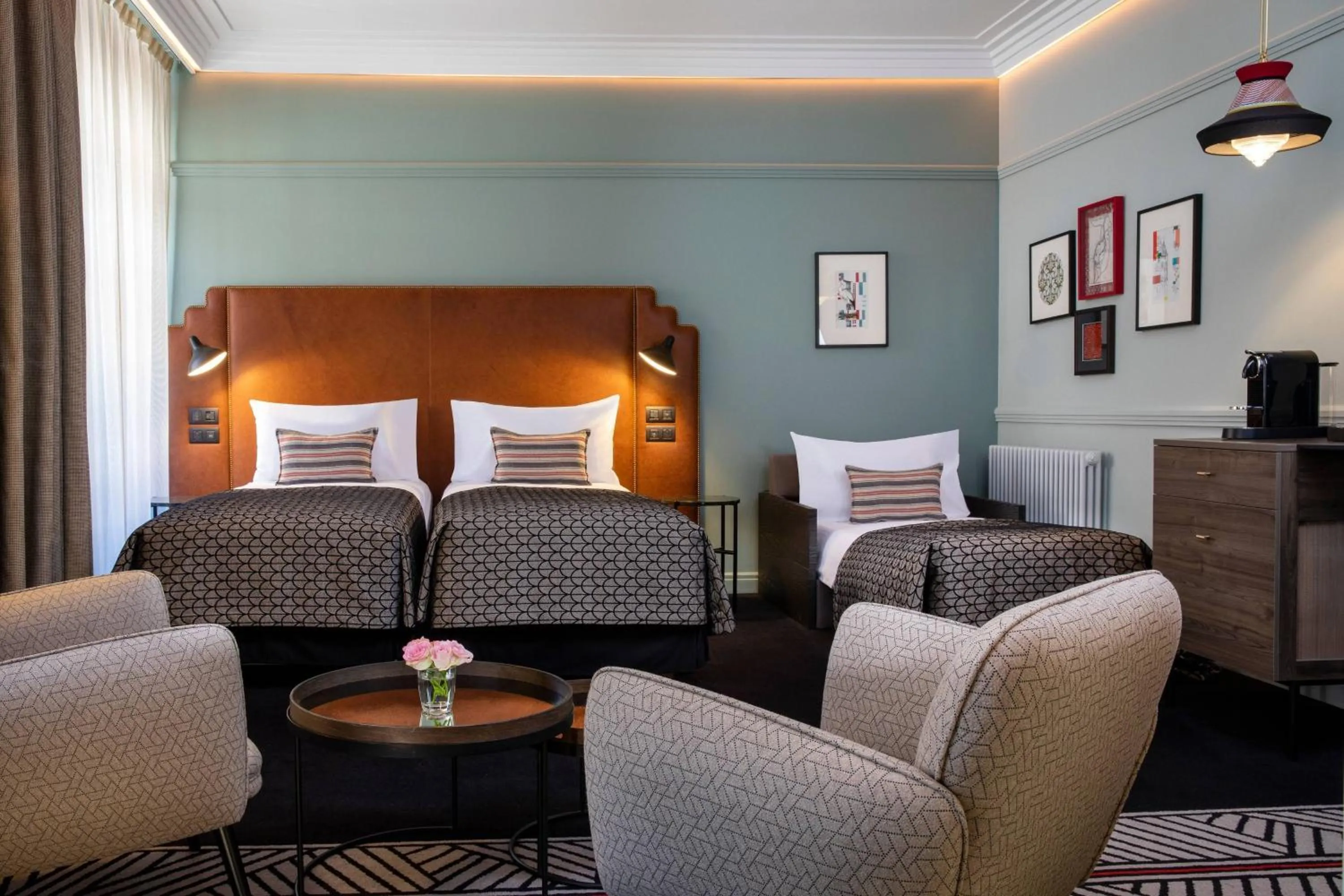Privilege Twin Room with Sofa Bed in Maison Rouge Strasbourg Hotel & Spa, Autograph Collection