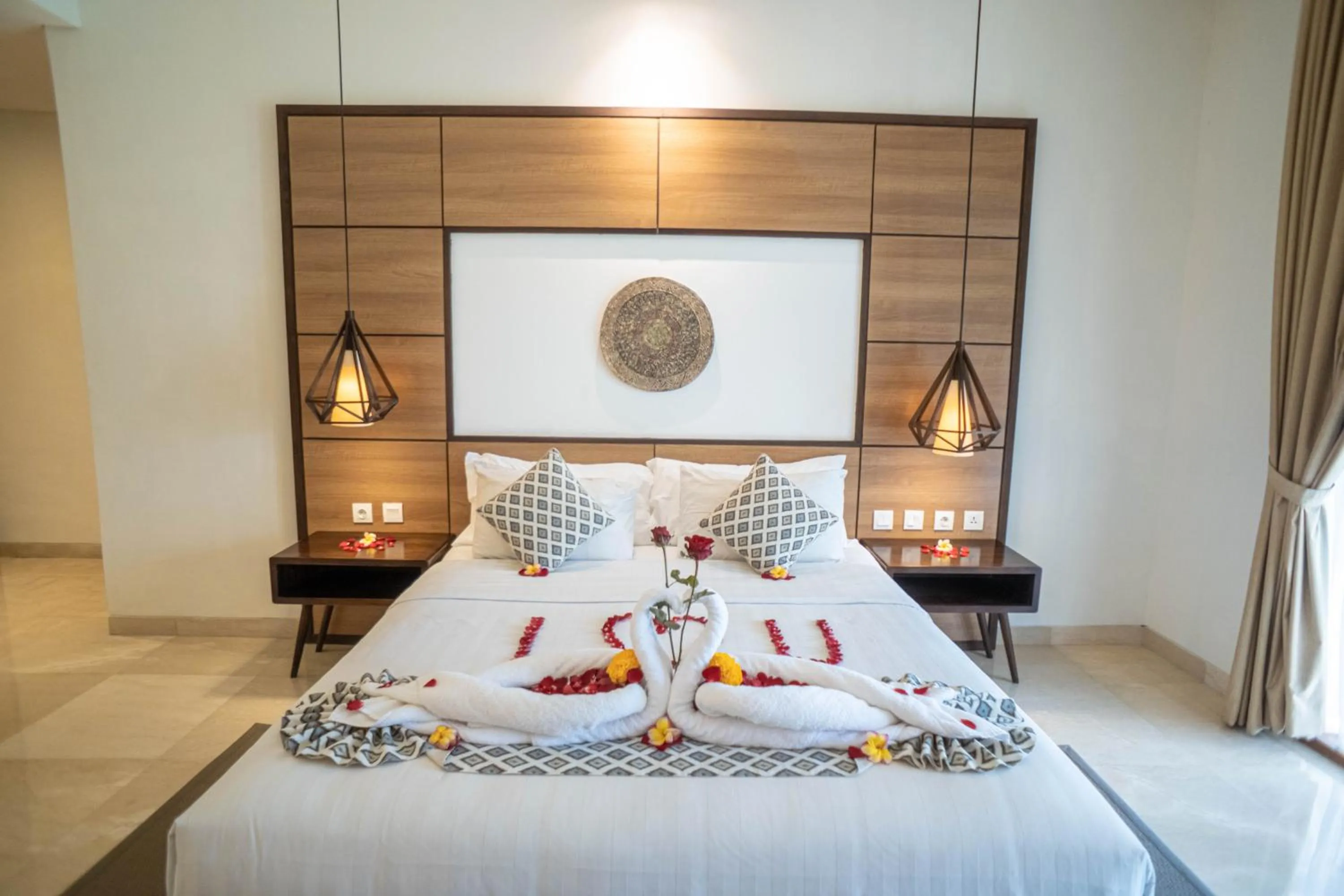 One Bedroom Duplex with Living Room in djabu Echo Beach Hotel