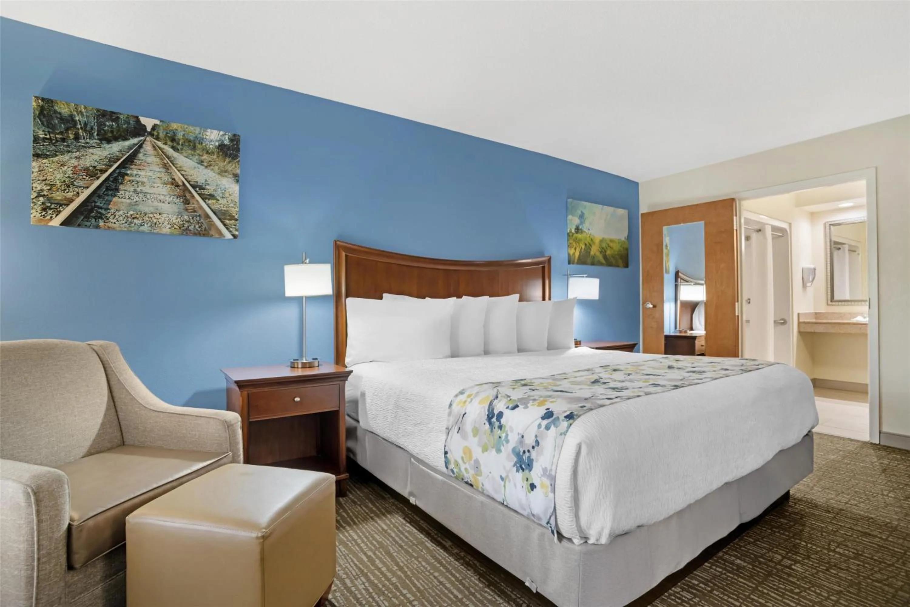 King Room with Roll-in Shower - Disability Access/Non-Smoking in Best Western Inn & Suites Monroe