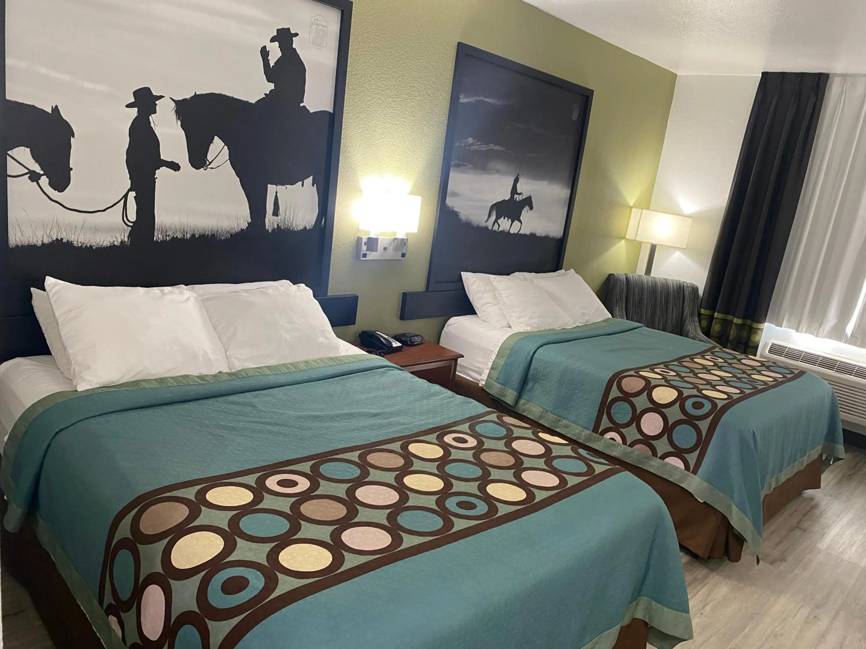 Queen Room with Two Queen Beds - Smoking in Super 8 by Wyndham Weatherford