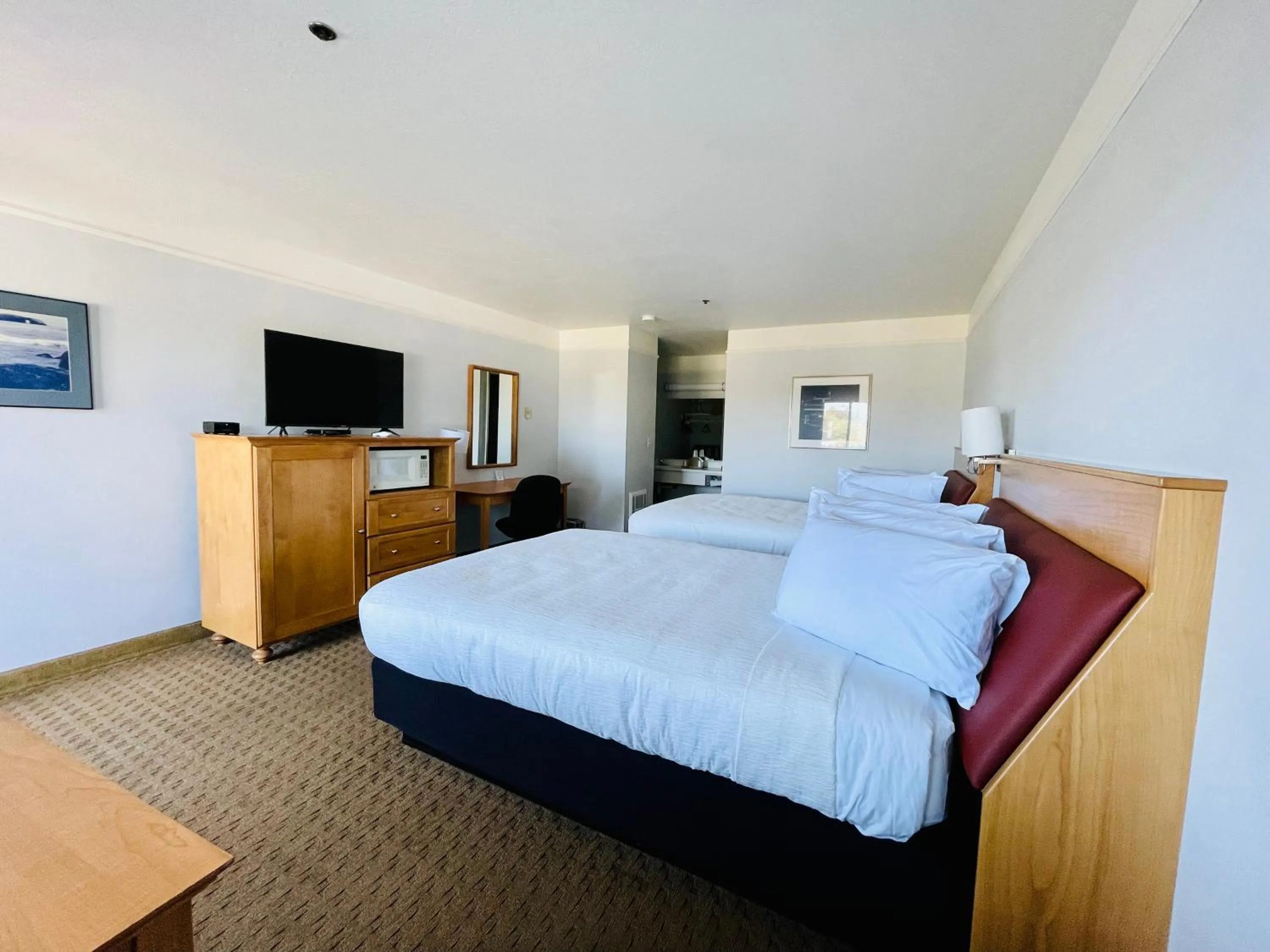 Queen Room with Two Queen Beds - Disability Access in Seabird Lodge Fort Bragg