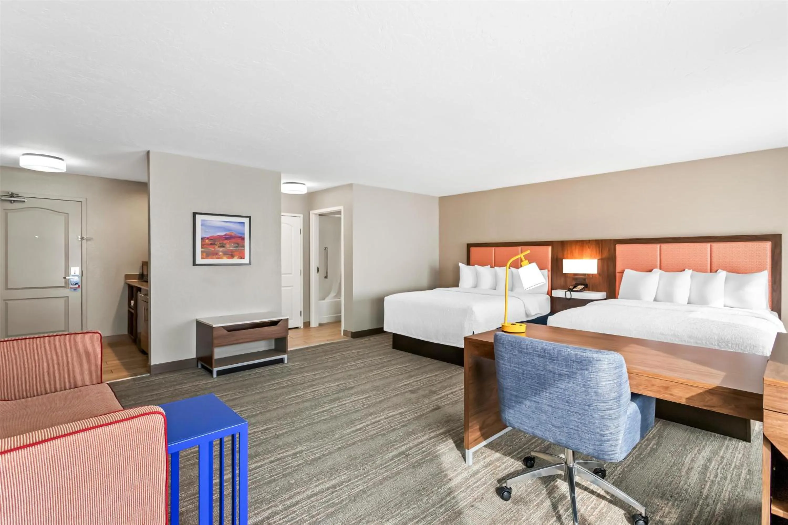 Queen Studio Suite with Two Queen Beds - Non-Smoking in Hampton Inn & Suites Farmington