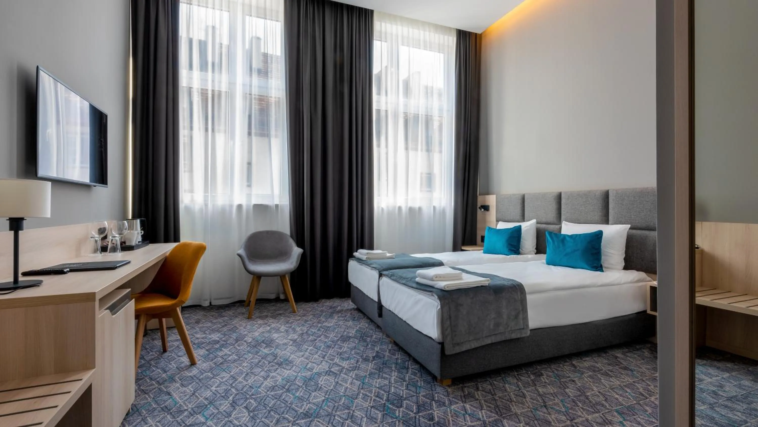 Pokój typu Deluxe z dwoma łóżkami pojedynczymi - 4 gwiazdki in Korona Gold - Korona Hotel Wrocław