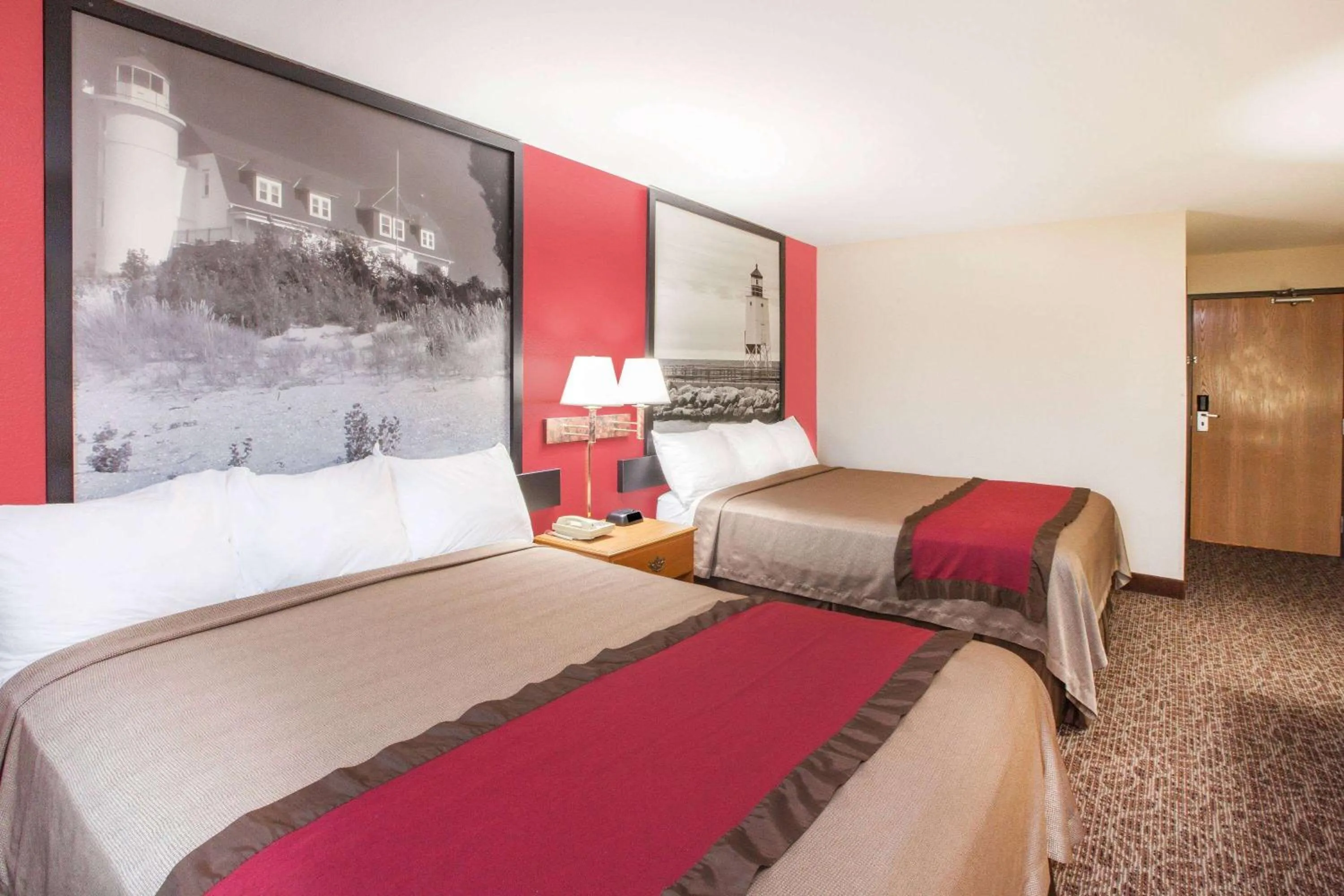 Queen Room with Two Queen Beds - Non-Smoking in Super 8 by Wyndham West Branch