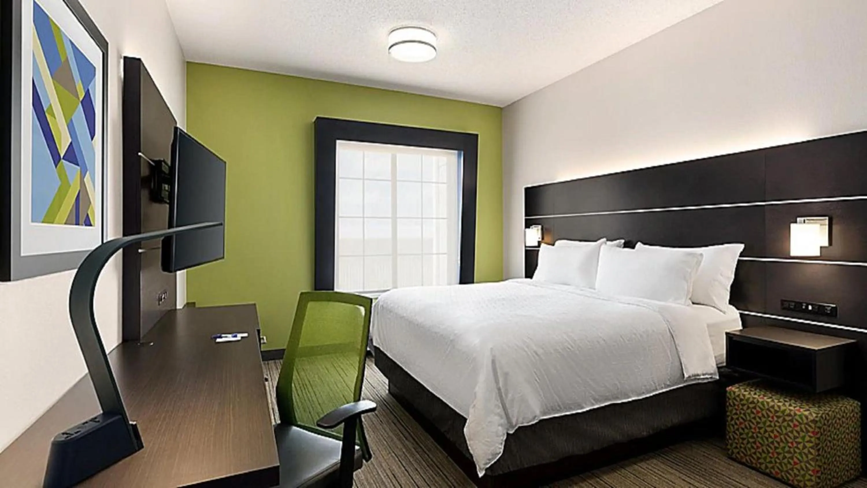 King Suite with Sofa Bed - Hearing Accessible in Holiday Inn Express and Suites Pryor by IHG