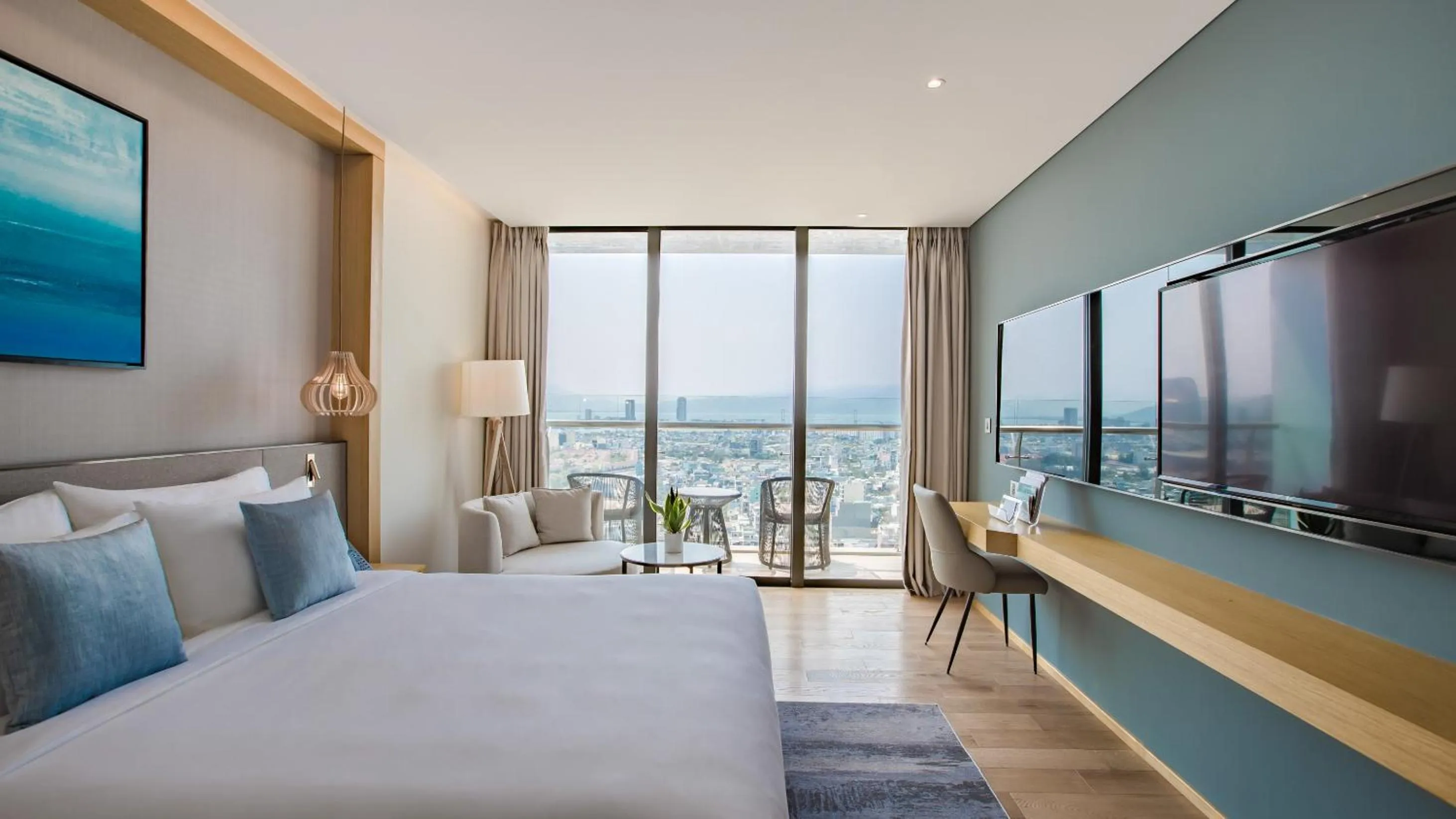 Superior King Room with Balcony and City View in Prince Hotel Da Nang - Formerly Sel de Mer Hotel & Suites