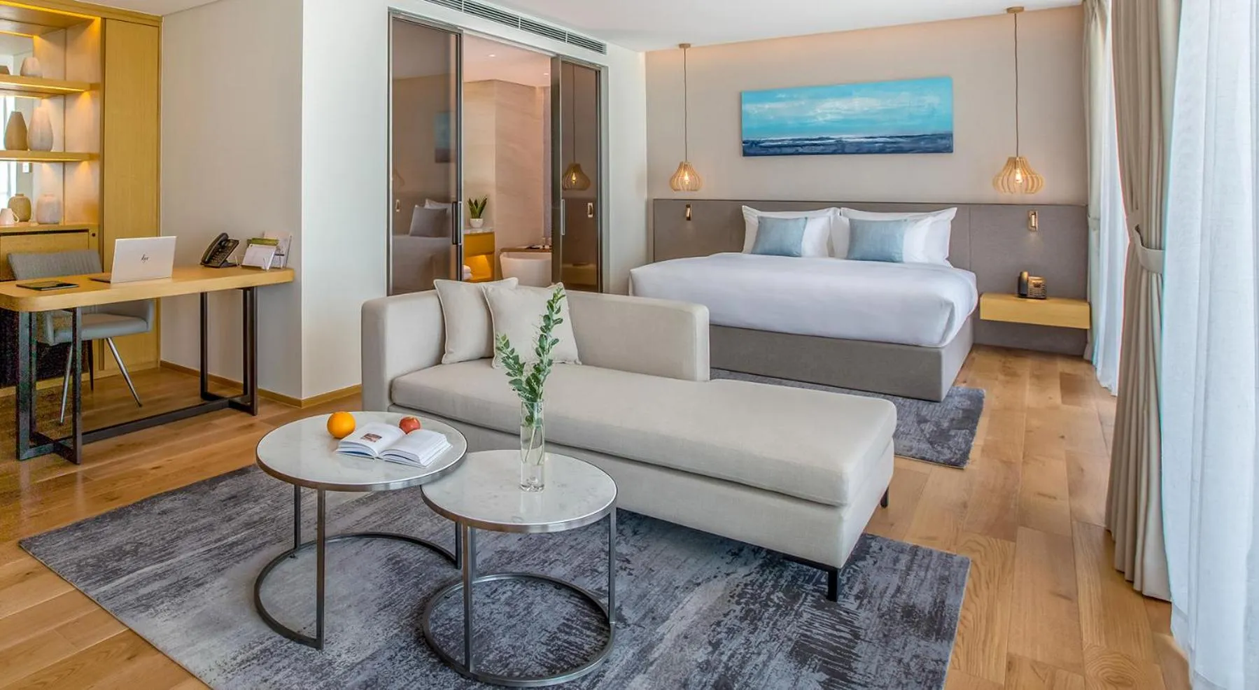 Junior Suite Panorama City View with Balcony and Bathtub in Prince Hotel Da Nang - Formerly Sel de Mer Hotel & Suites