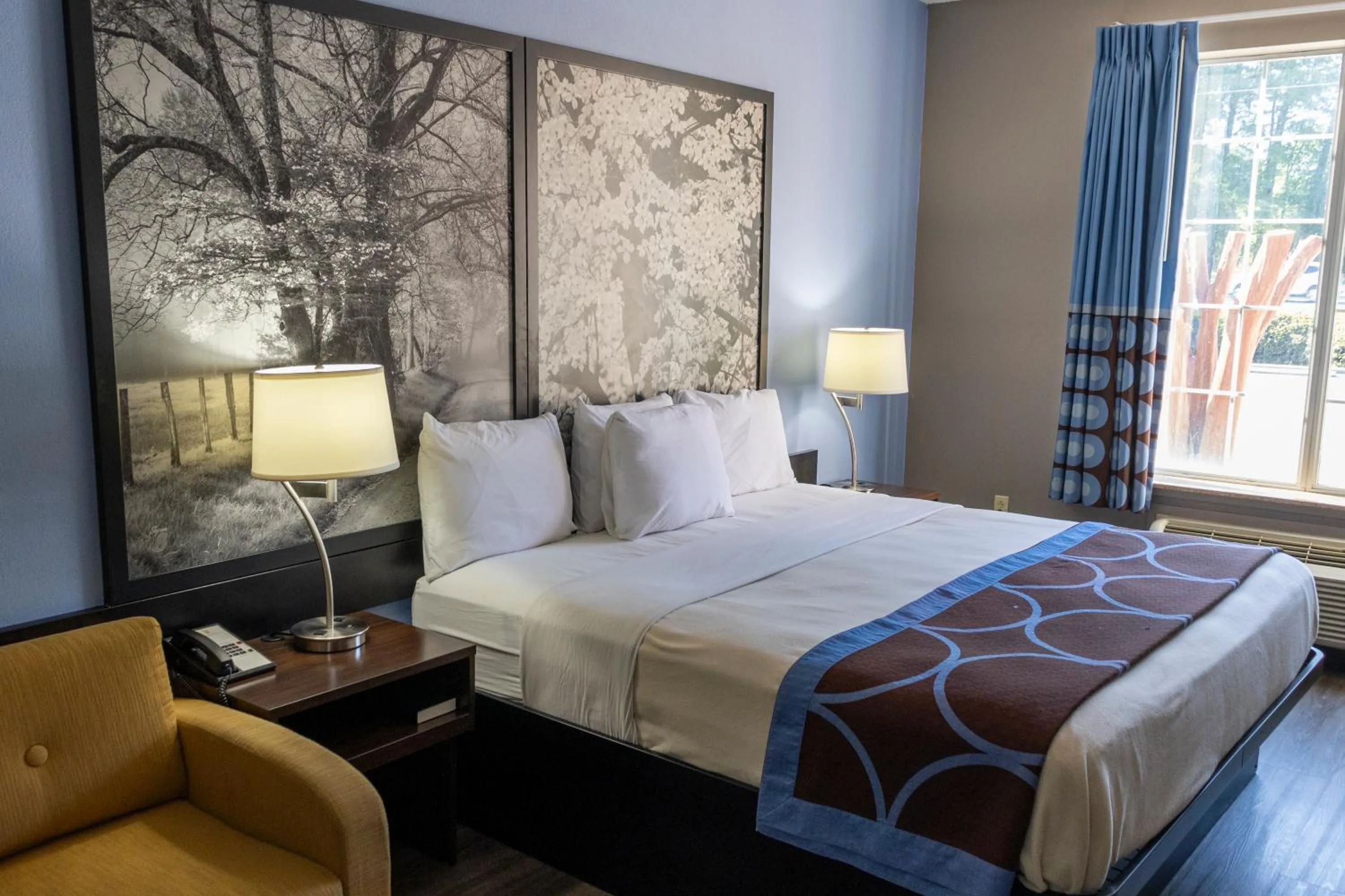 King Room - Disability Access - Non-Smoking in Super 8 by Wyndham Smithfield-Selma