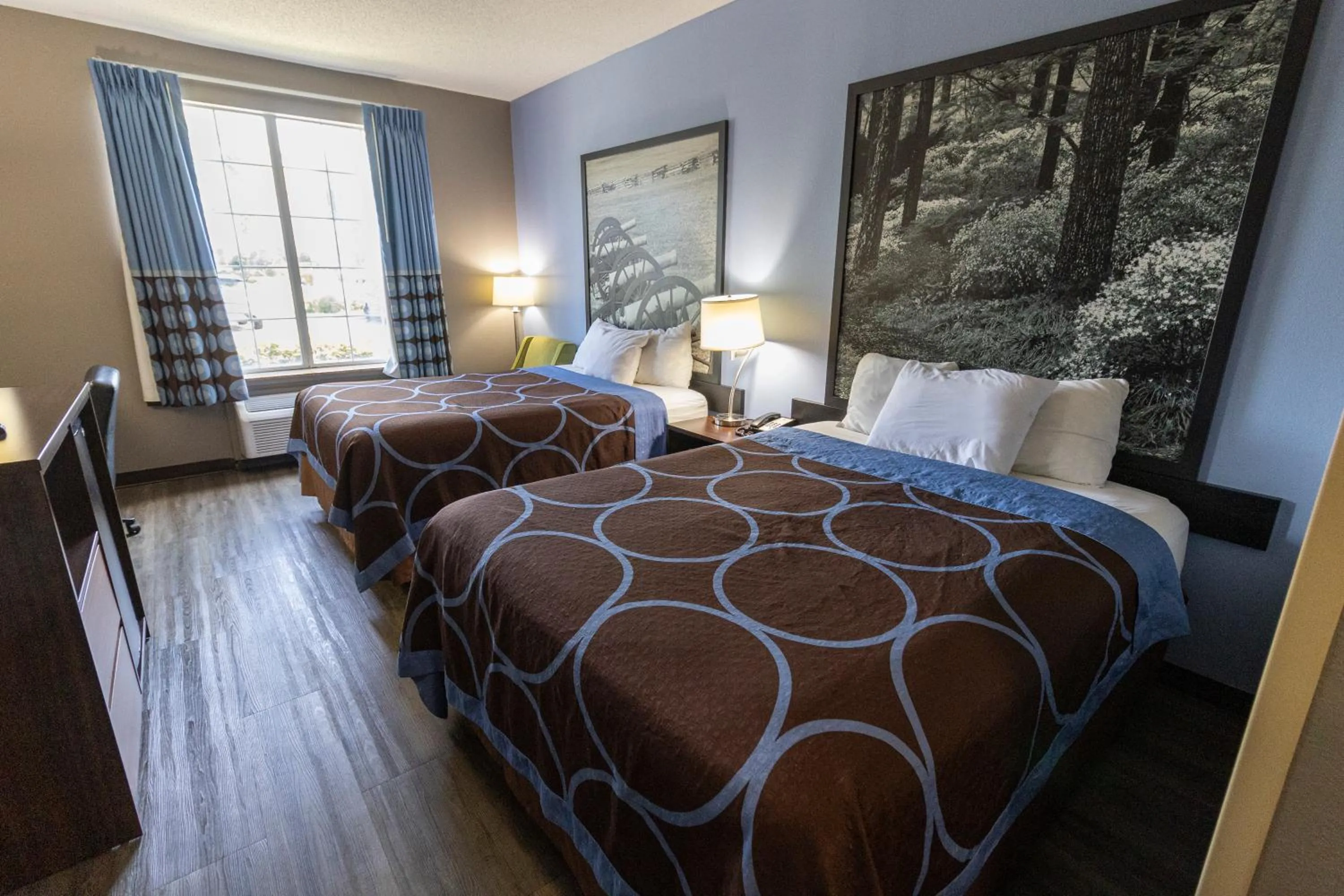 Queen Room with Two Queen Beds - Non-Smoking in Super 8 by Wyndham Smithfield-Selma