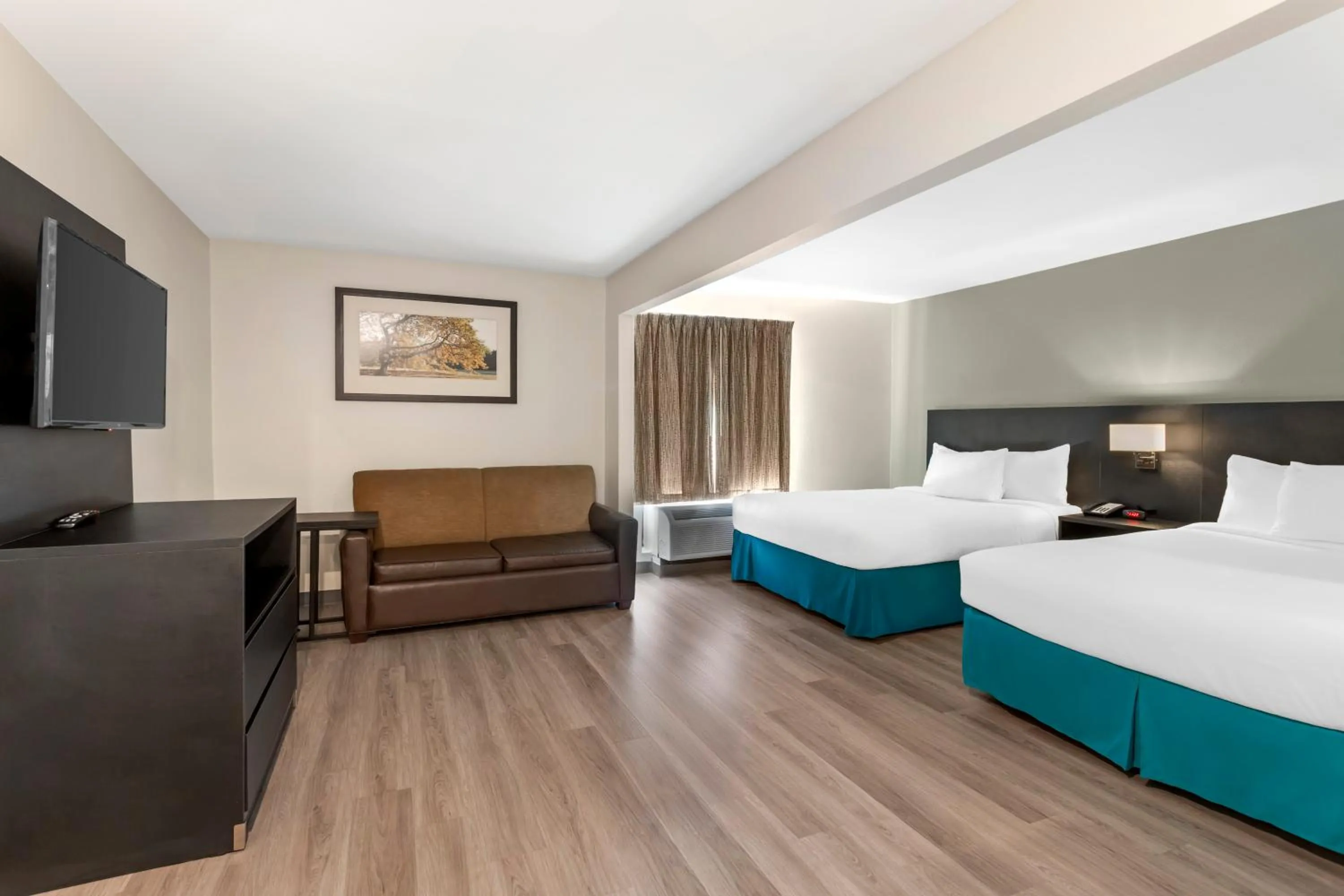 Efficiency Queen Suite with Two Queen Beds and Dishwasher - Non Smoking in MainStay Suites Little Rock West Near Medical Centers