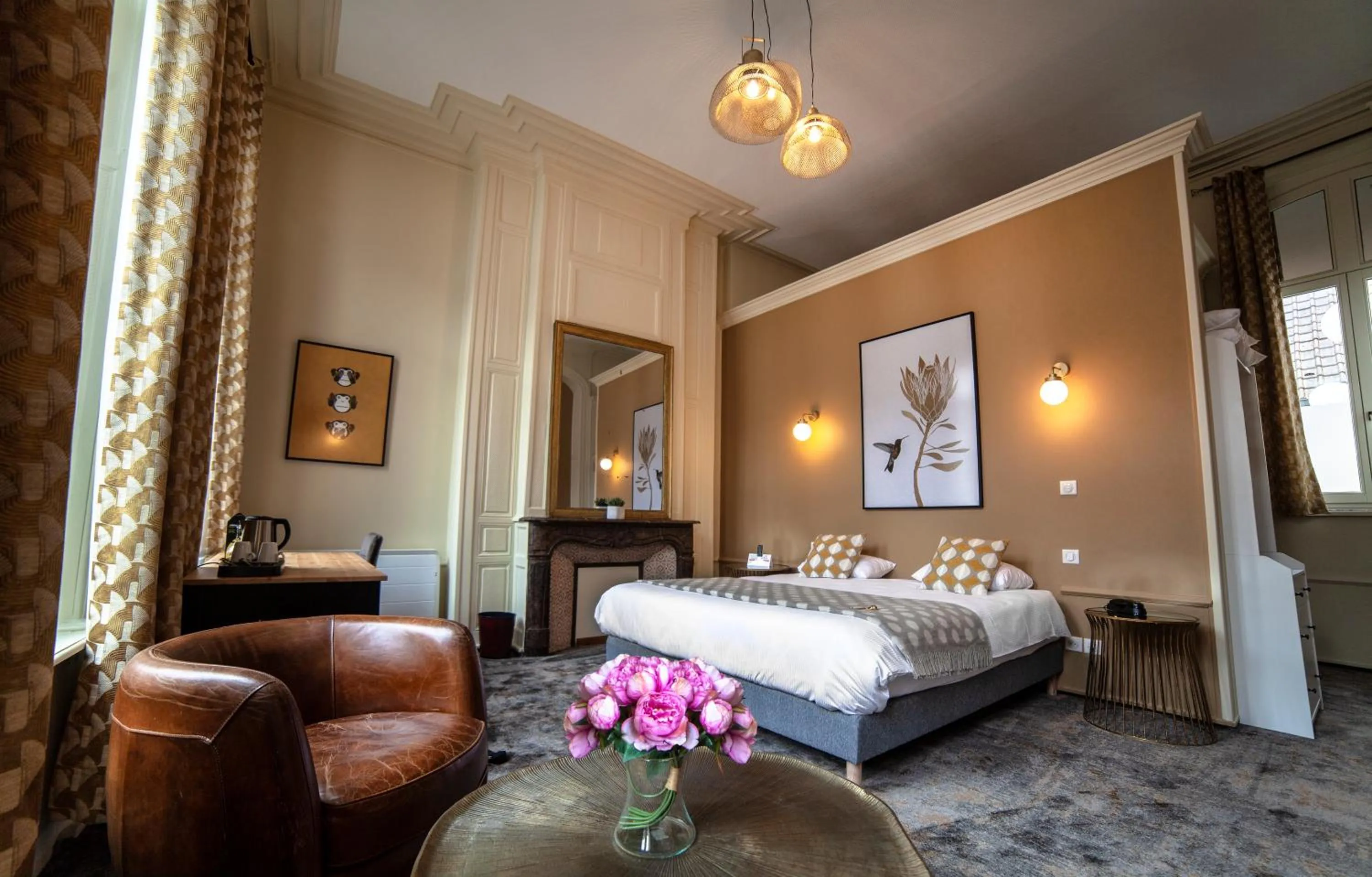 Deluxe Room in Logis Hôtel & Restaurant - Les Hauts de Montreuil