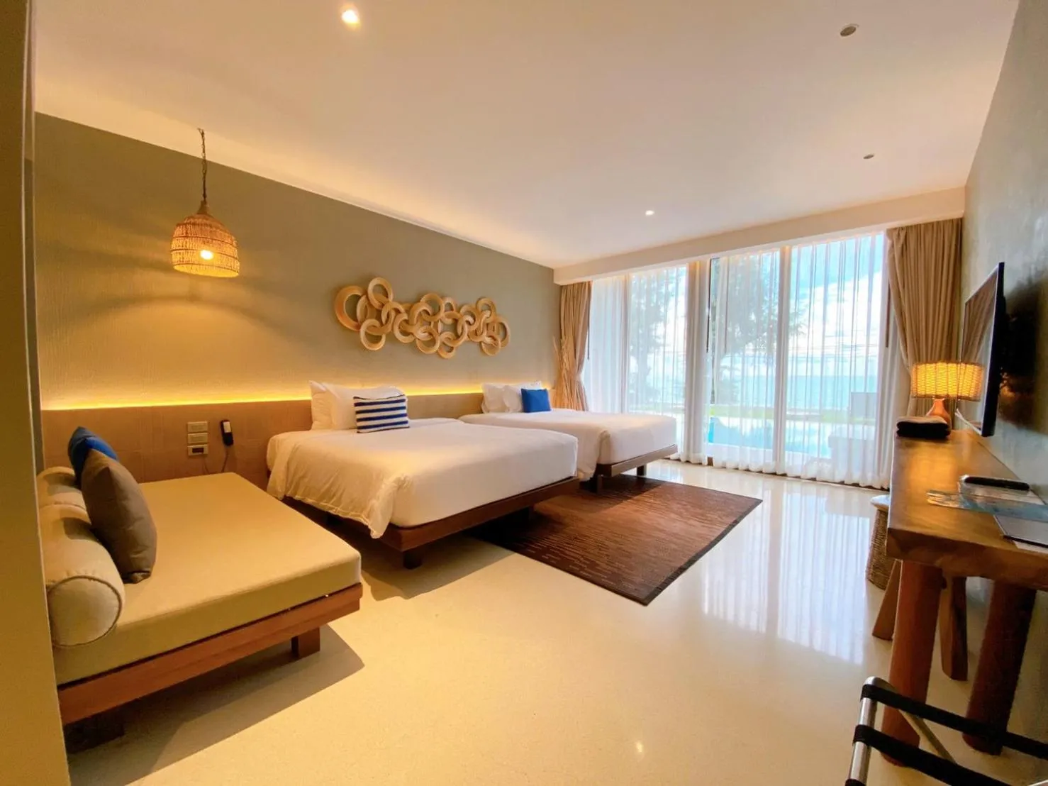 Deluxe Twin Room with Pool Access in Lullaby The Sea Hua Hin