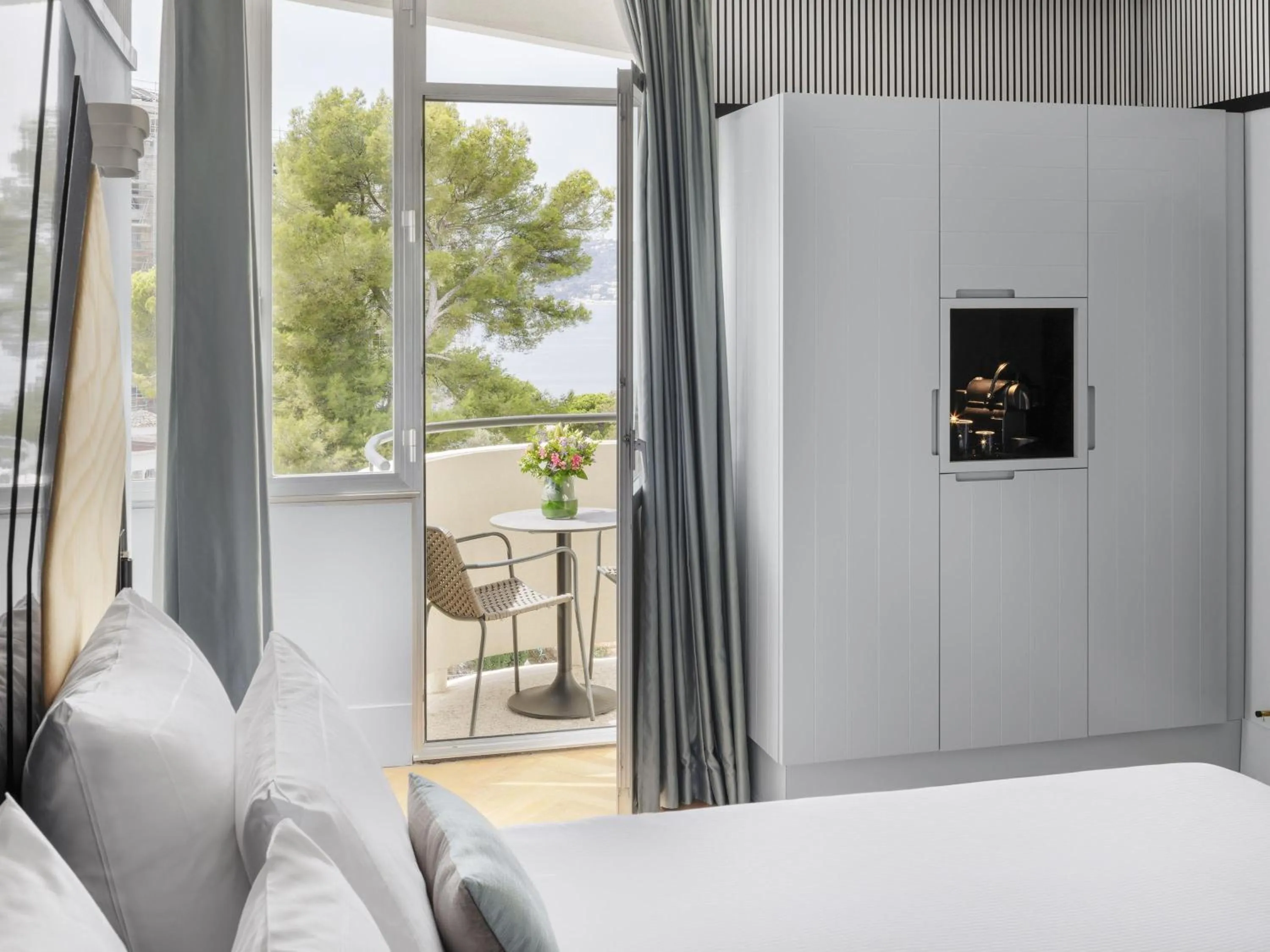 Deluxe Room with One Double Bed and One Sofa Bed - Balcony and Sea View/Upper Floor in The 1932 Hotel & Spa Cap d'Antibes - MGallery Collection