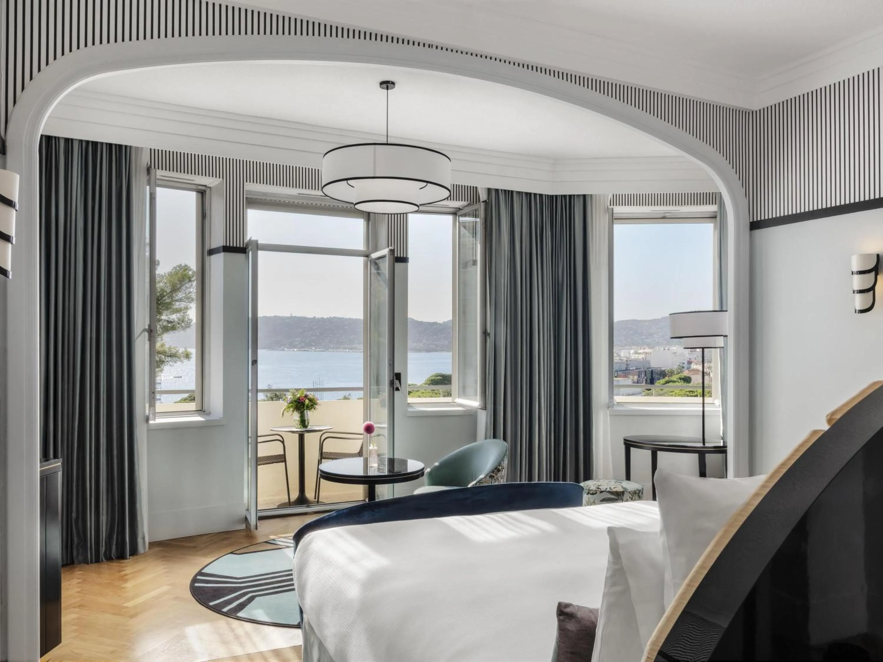 Junior Suite with Panoramic Sea View and  Balcony - Upper Floor in The 1932 Hotel & Spa Cap d'Antibes - MGallery Collection