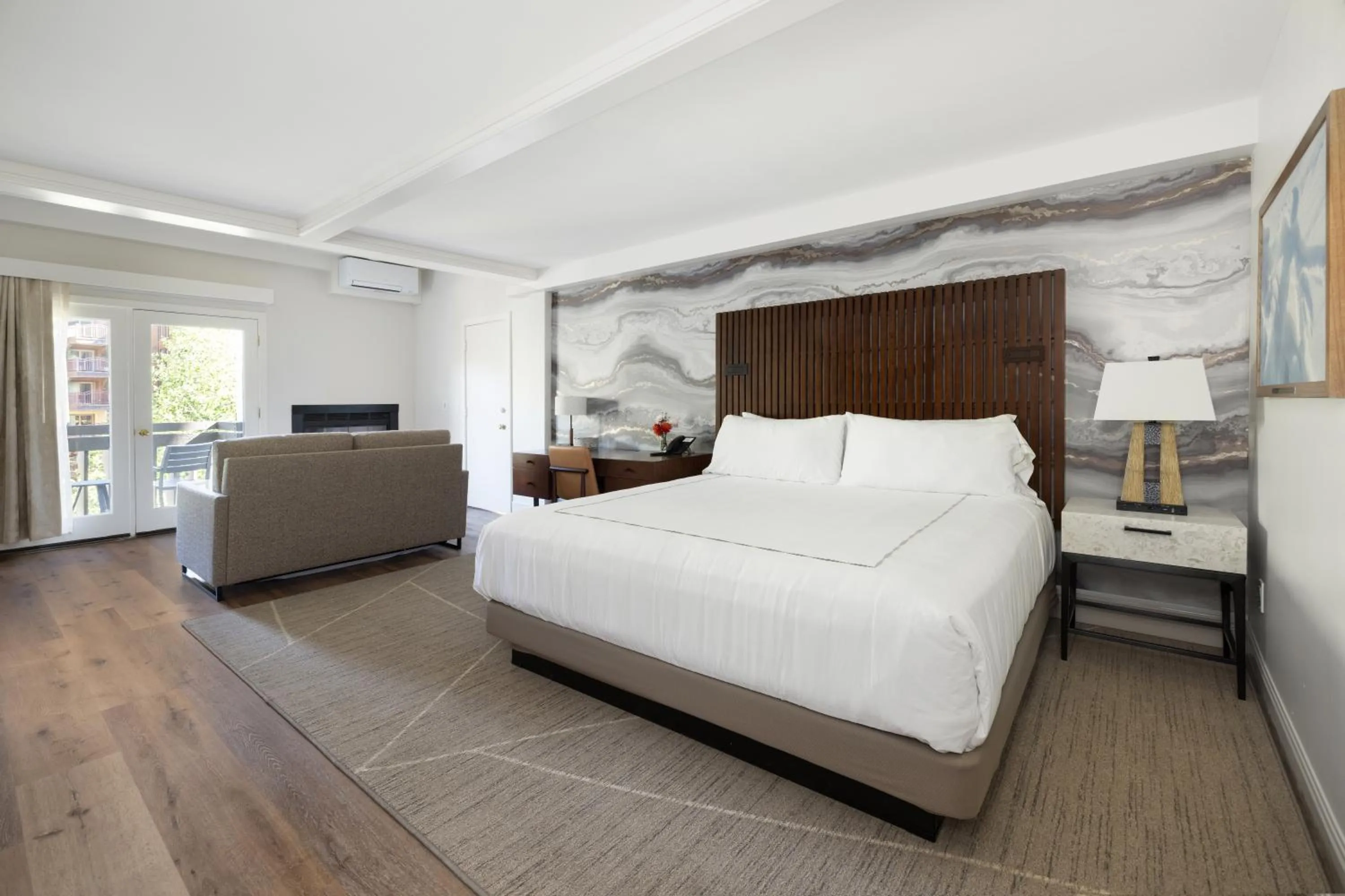 King Suite with Balcony Gore Creek View in Sitzmark Vail