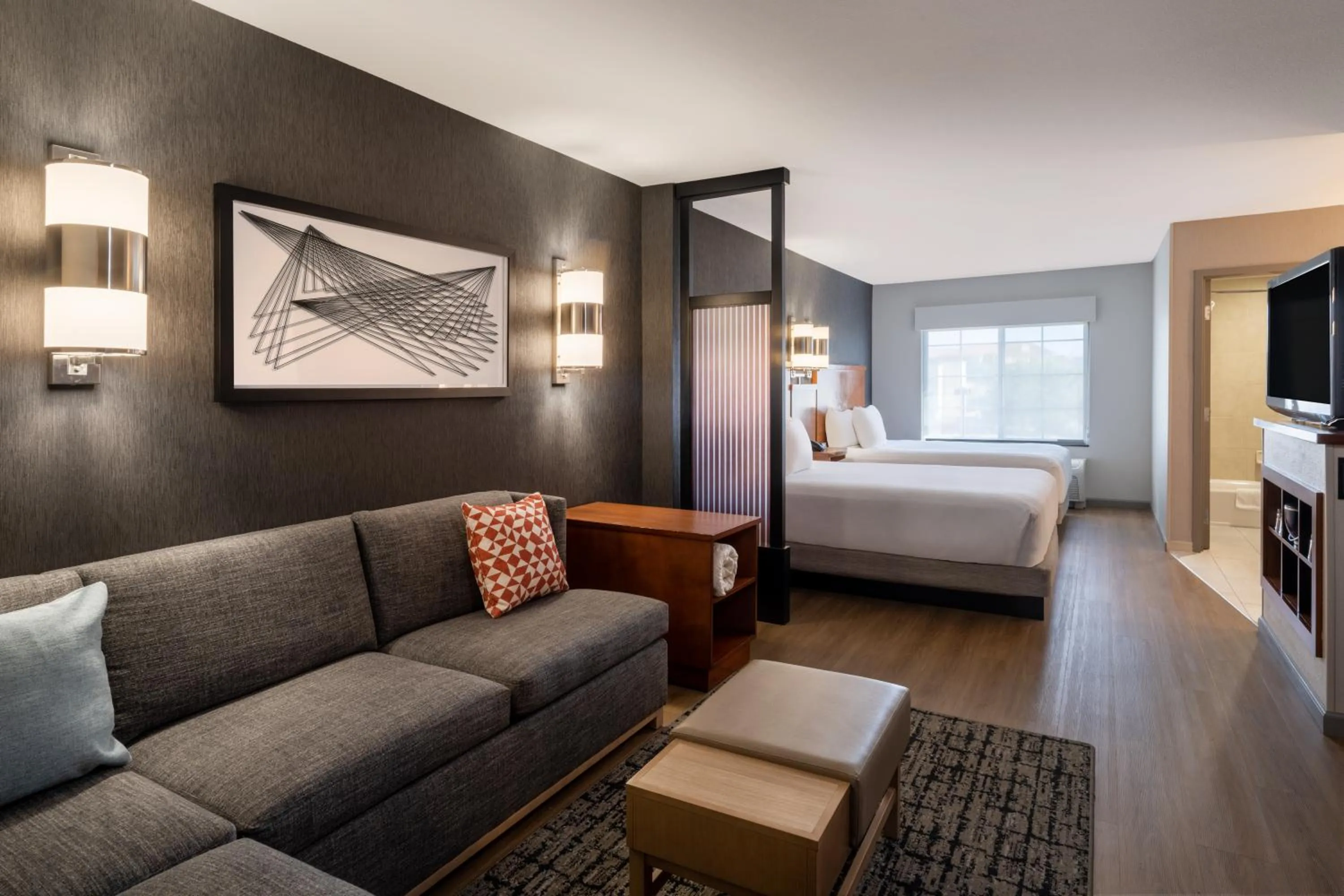 Queen Room with Two Queen Beds and Sofa Bed in Hyatt Place Santa Fe