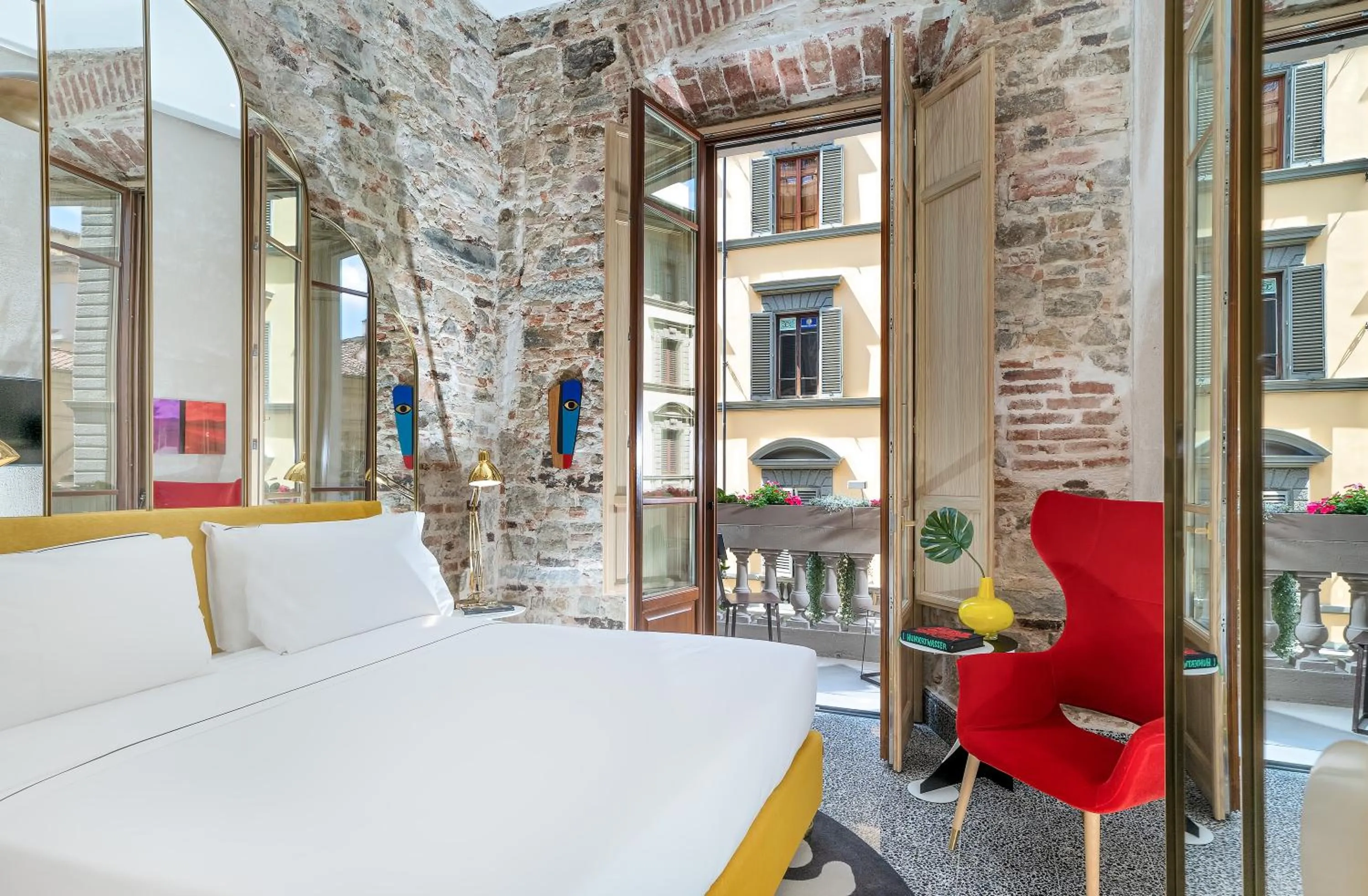 Premium Room with Balcony in Hotel Calimala Florence