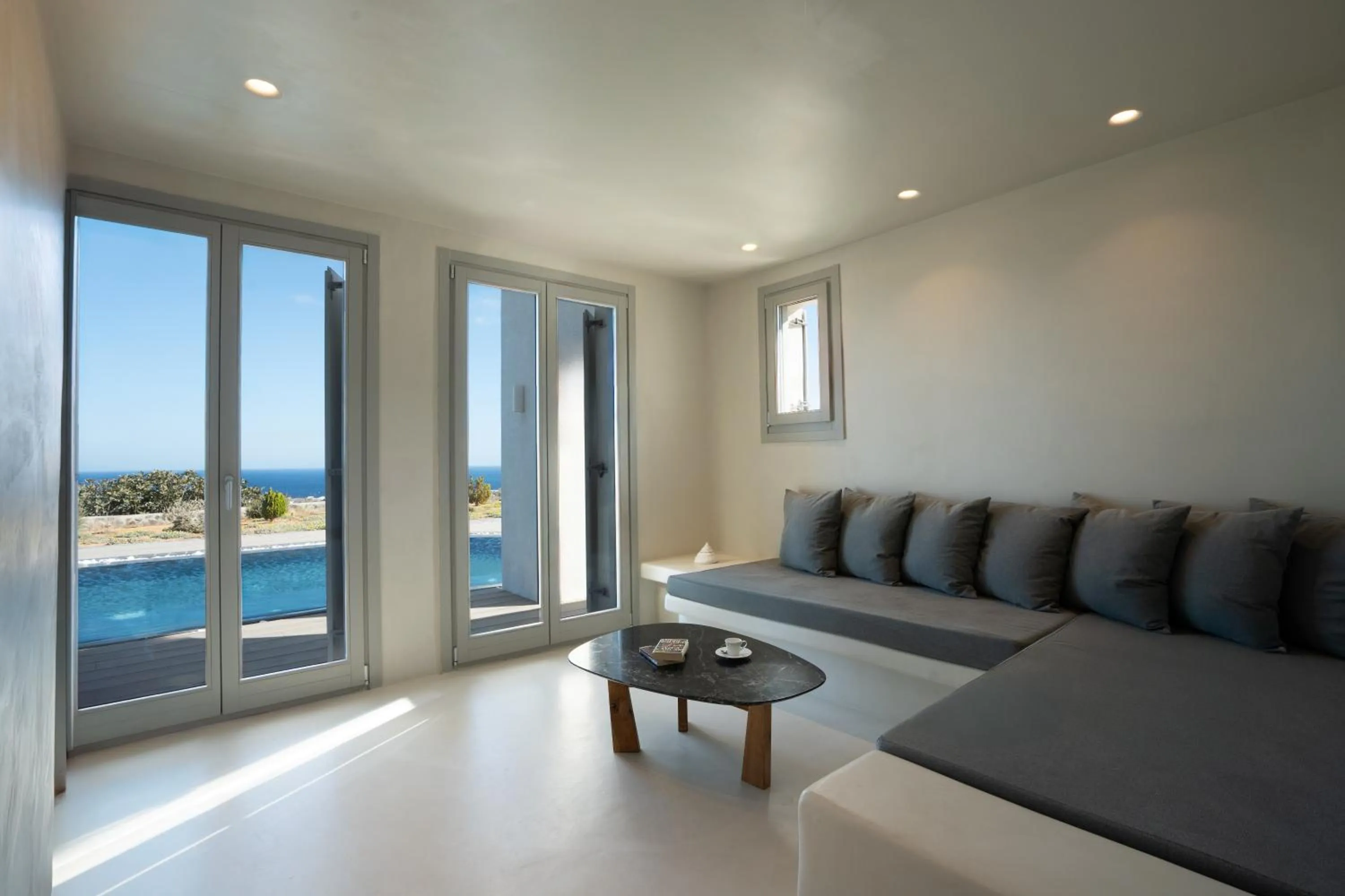 Private Split - Level Villa with Sea View and Private Pool in Danae Suites Santorini