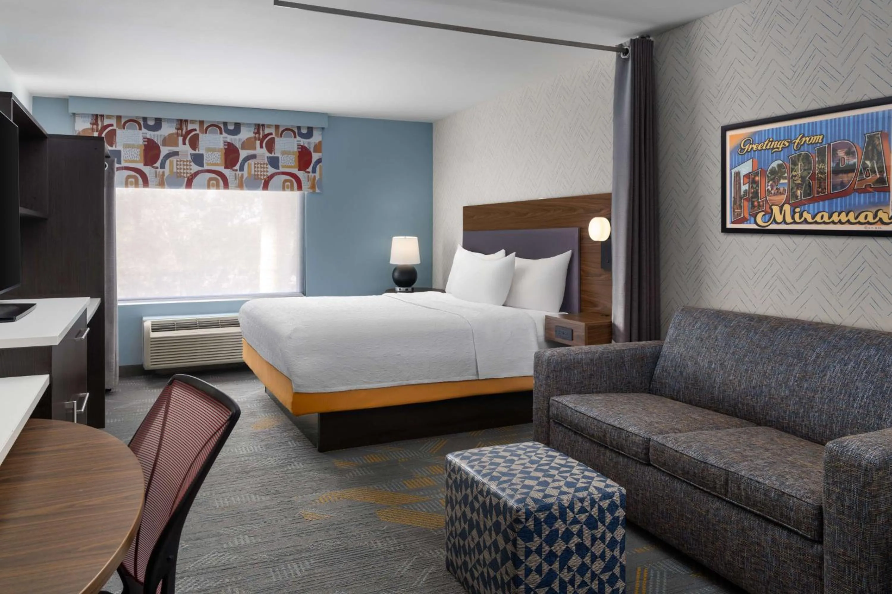 King Studio Suite - Hearing Accessible in Home2 Suites by Hilton Miramar Ft. Lauderdale