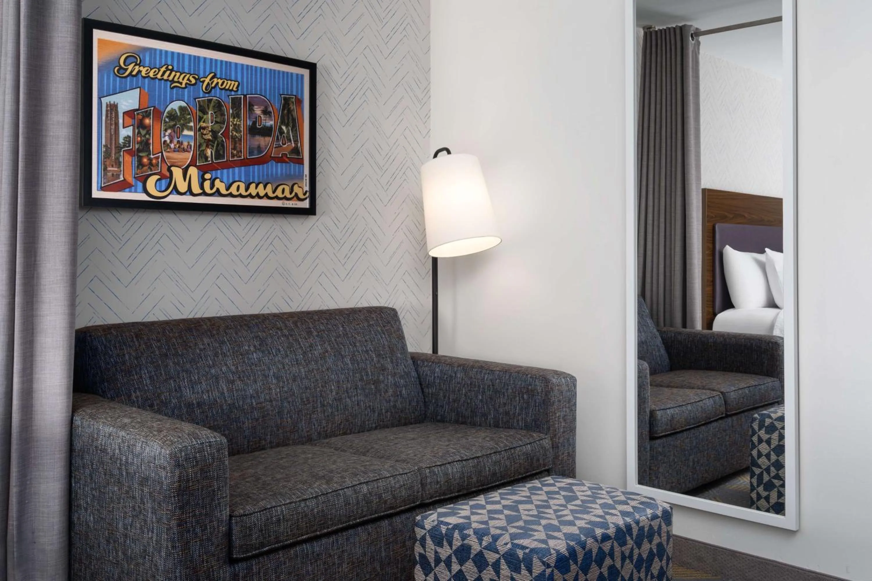 Queen Studio with Two Queen Beds - Non-Smoking in Home2 Suites by Hilton Miramar Ft. Lauderdale