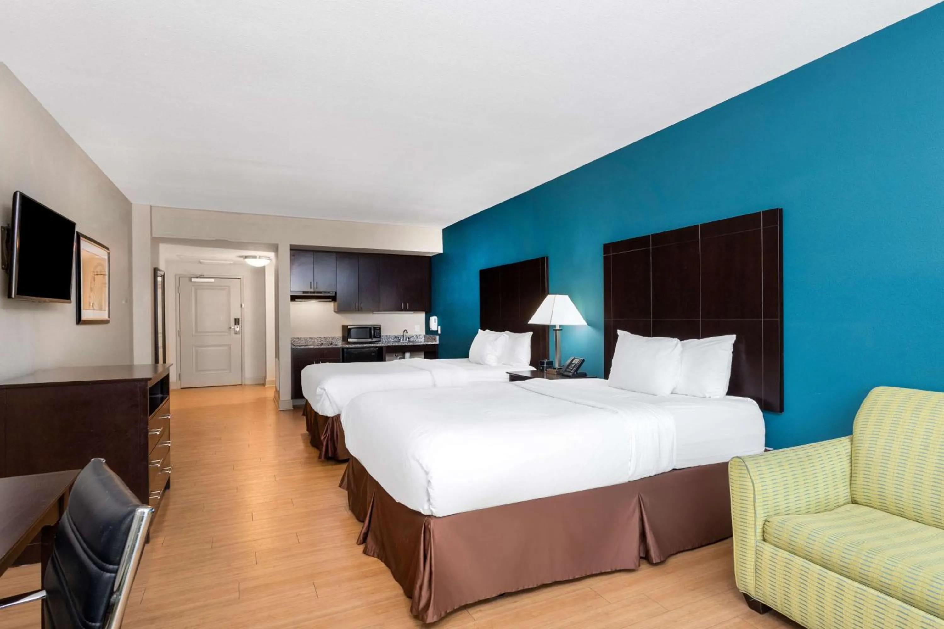 Queen Room with Two Queen Beds - Extended Mobility Accessible - Non-Smoking - Various Views in La Quinta by Wyndham Ocean City