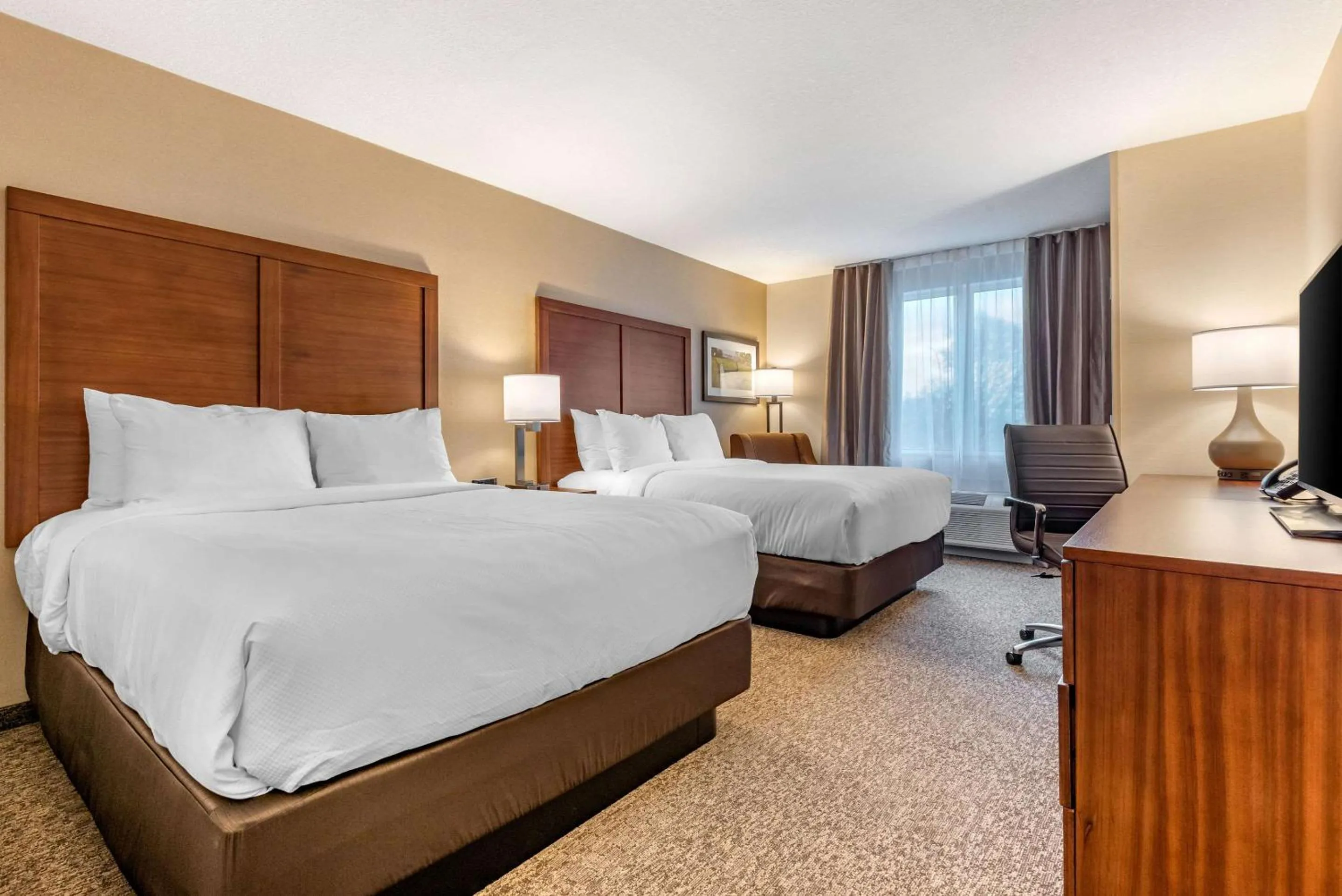 Queen Room with Two Queen Beds - Non-Smoking in Comfort Inn & Suites