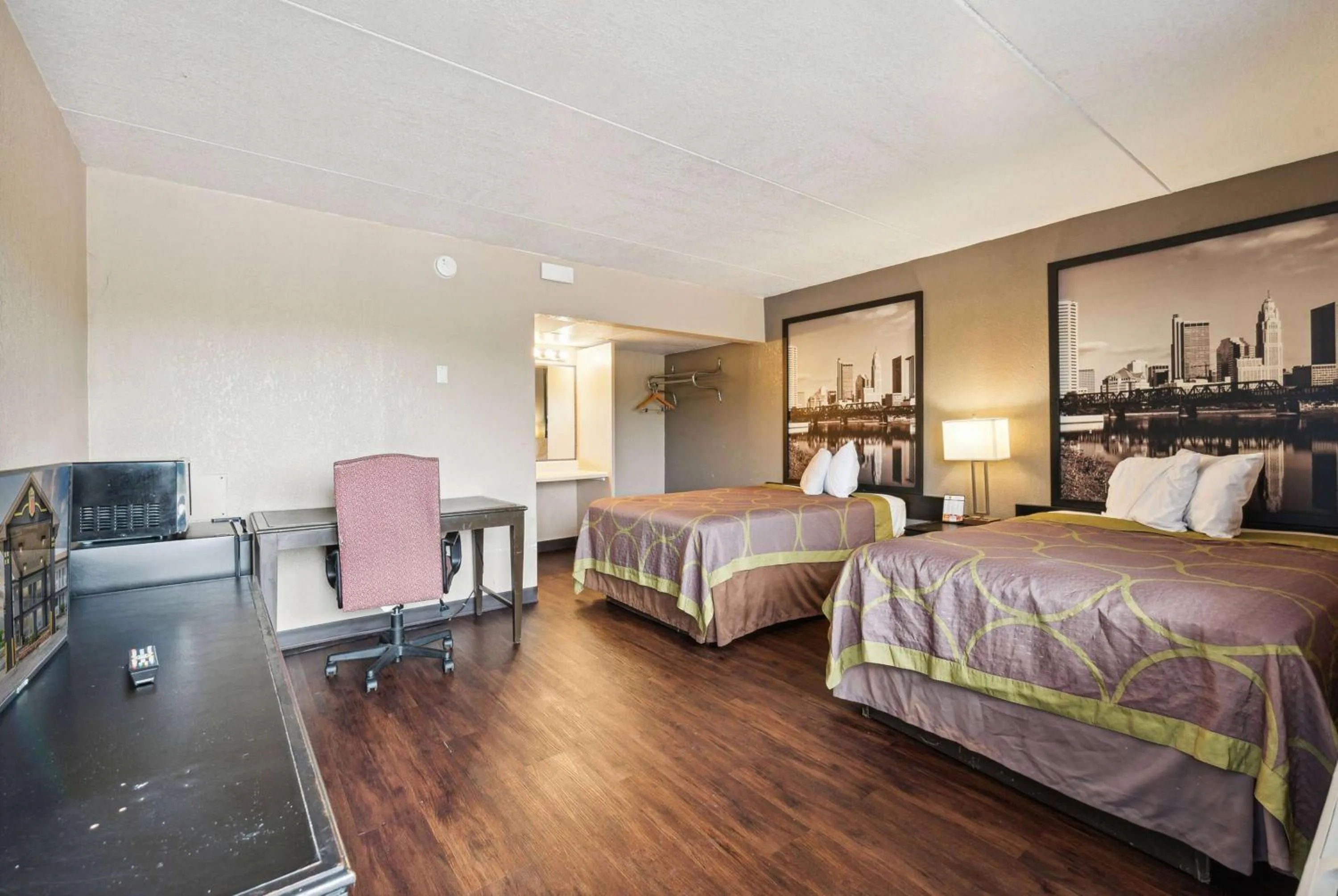 Double Room with Two Double Beds - Non-Smoking in Super 8 by Wyndham Millbury/Toledo