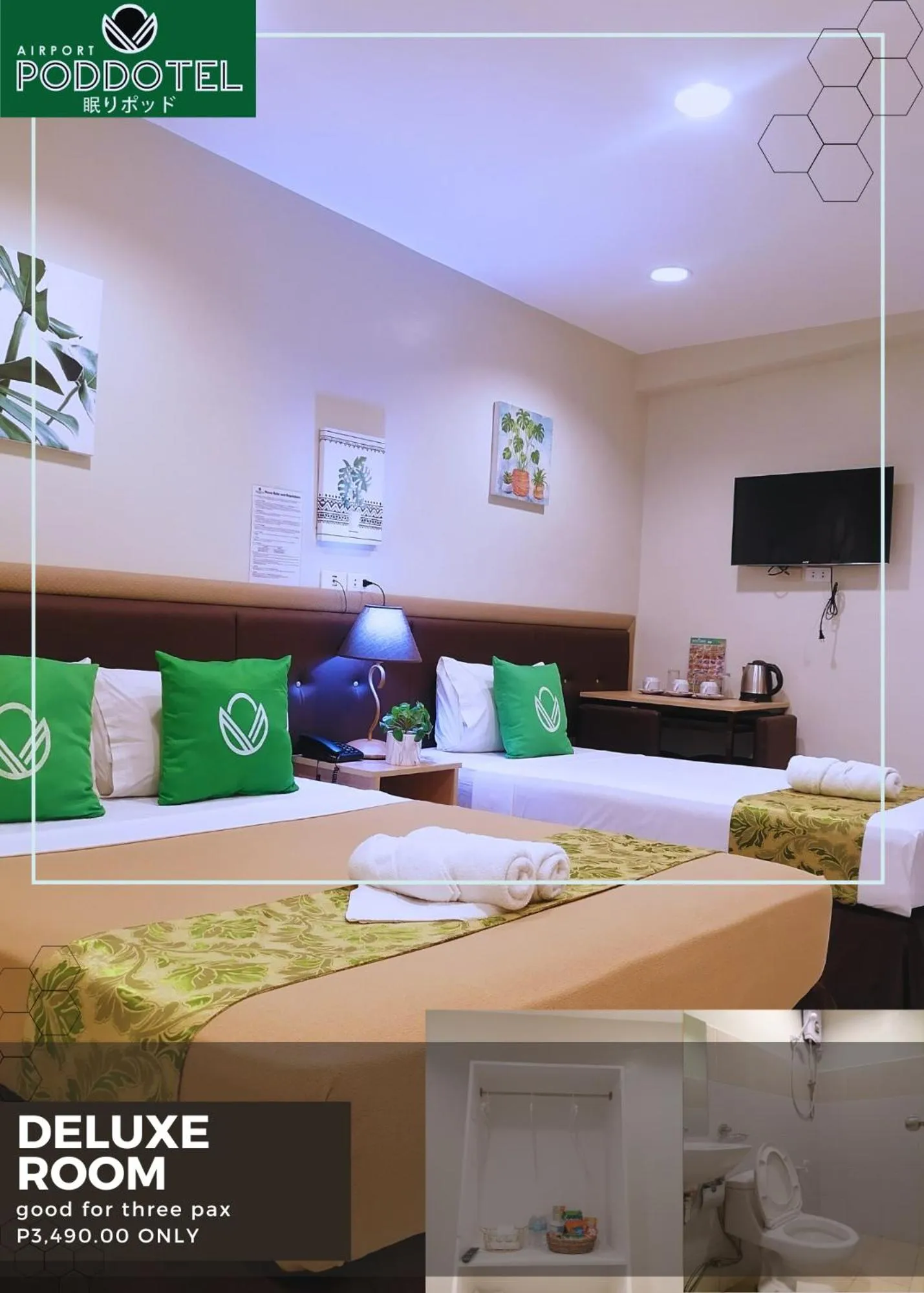 Deluxe Room in Airport Poddotel Inc.