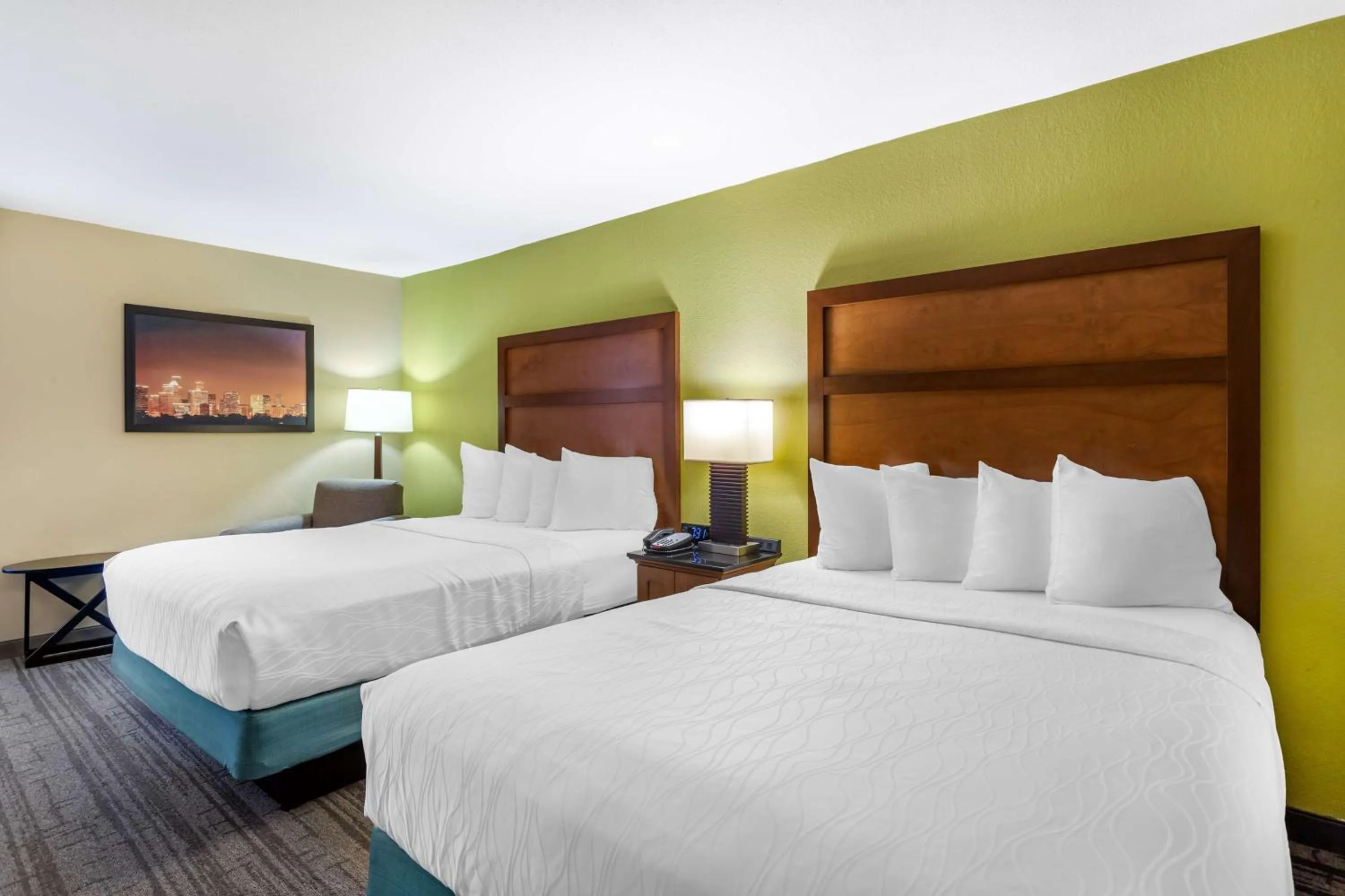 Queen Room with Two Queen Beds and Bath Tub - Disability Access in Best Western Plus Houston Energy Corridor