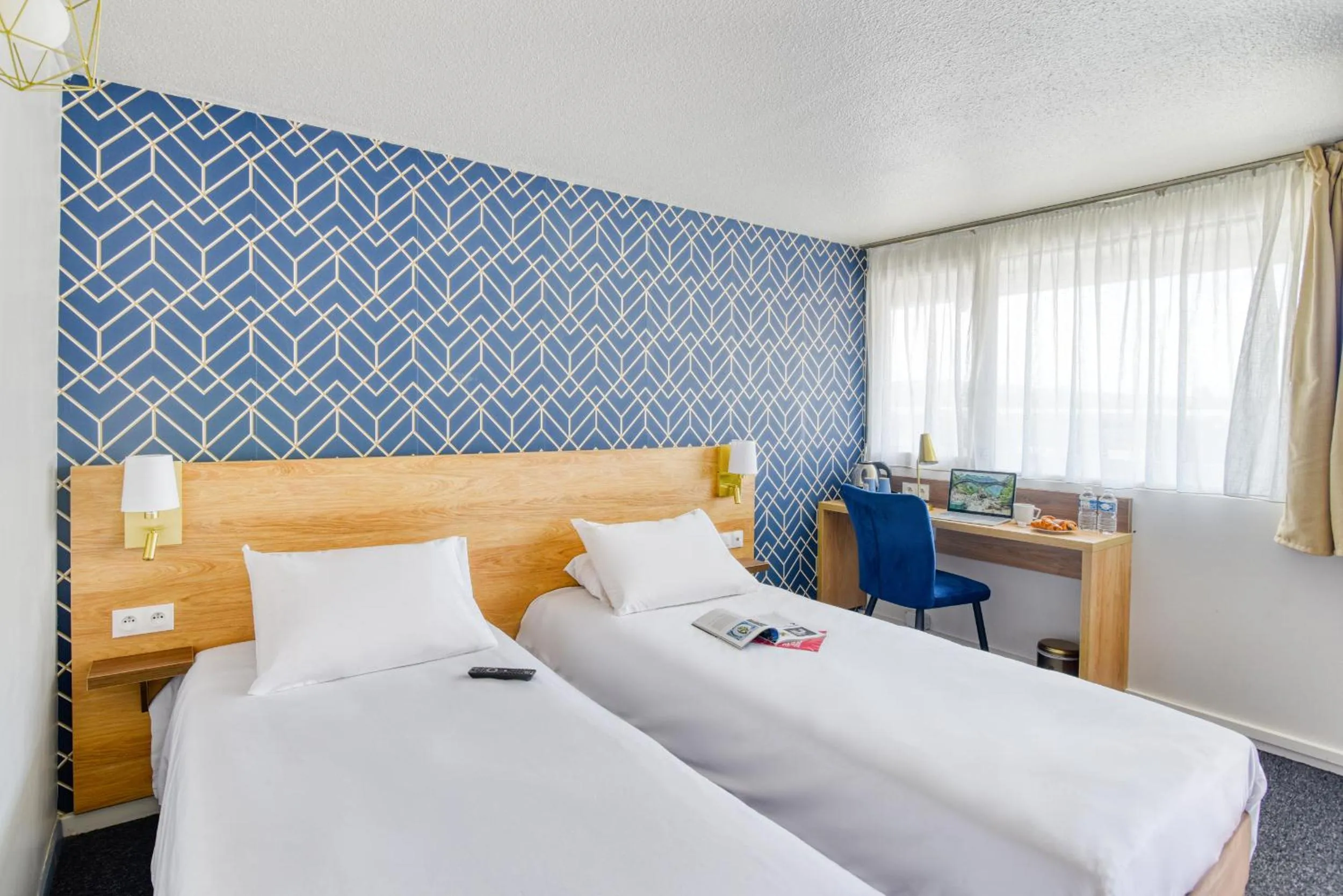 Twin Room in Kyriad Montauban Sud - Albasud