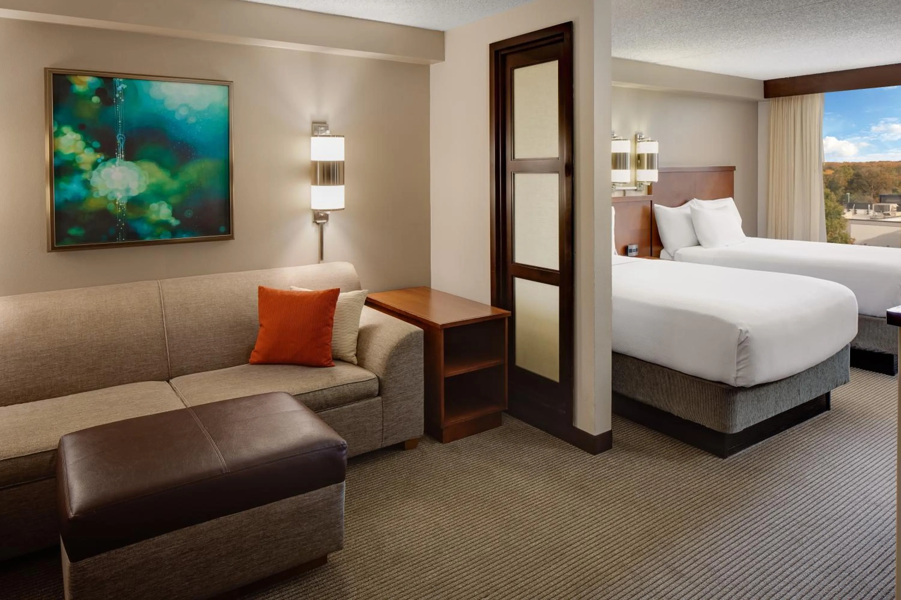 Double Room with Two Double Beds and Sofa Bed in Hyatt Place Princeton