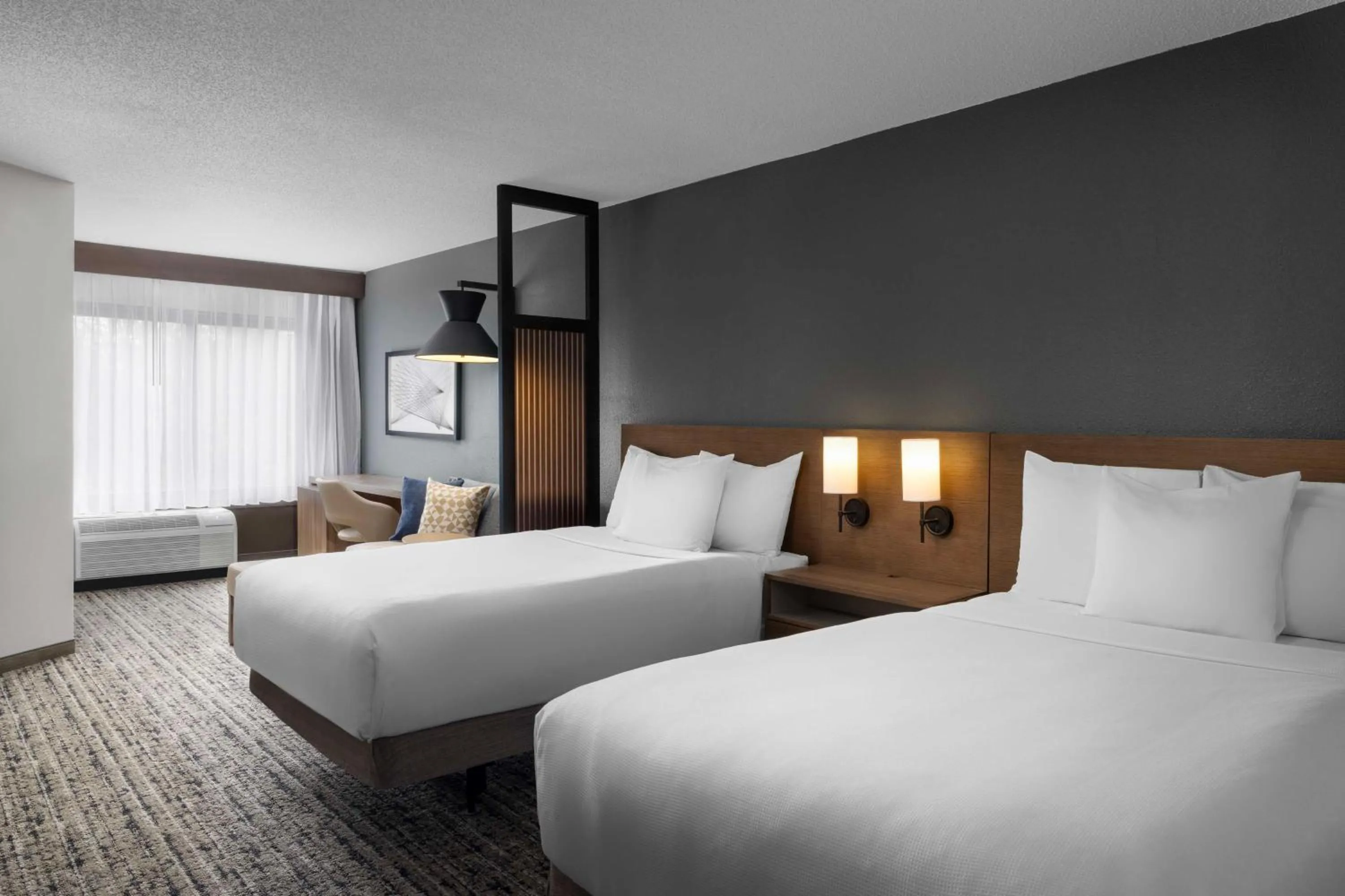 Double Room with Two Double Beds, Sofa Bed and Accessible Shower in Hyatt Place Dallas North by the Galleria
