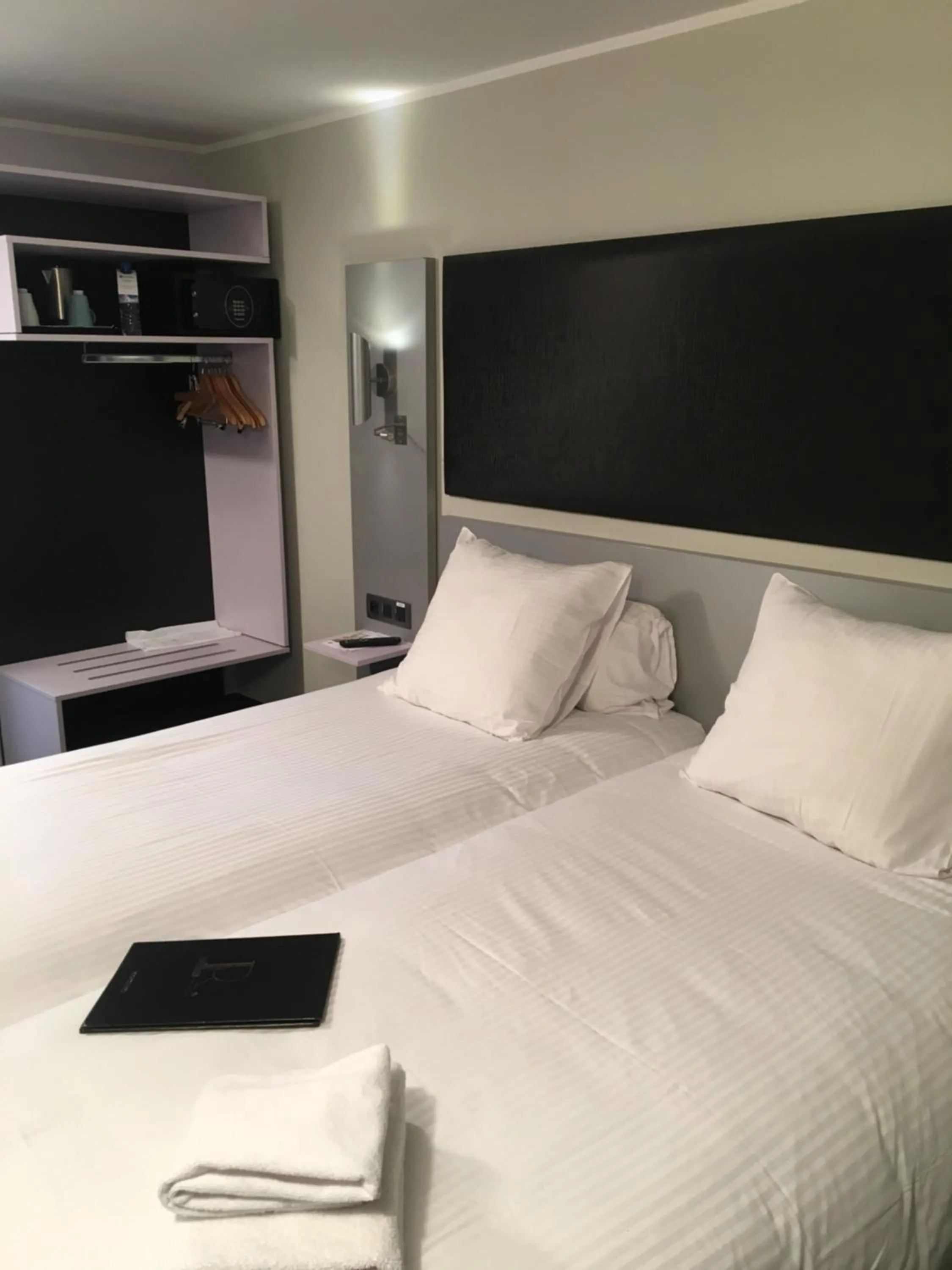Superior Double Room with Two Single Beds and Balcony in Hôtel Boutique Richelieu, Lyon Gare Part-Dieu